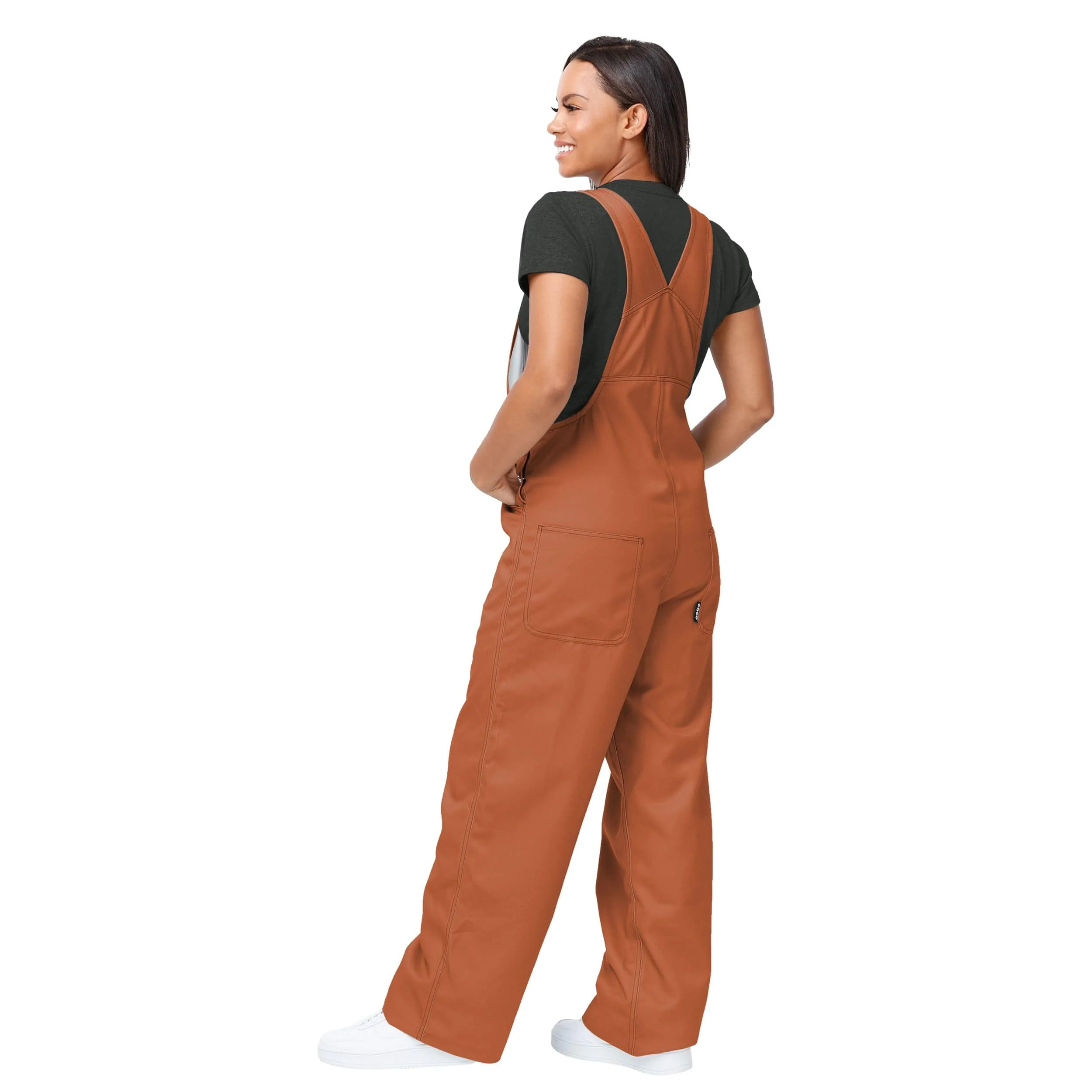 Texas Longhorns NCAA Womens Big Logo Bib Overalls - Image 2