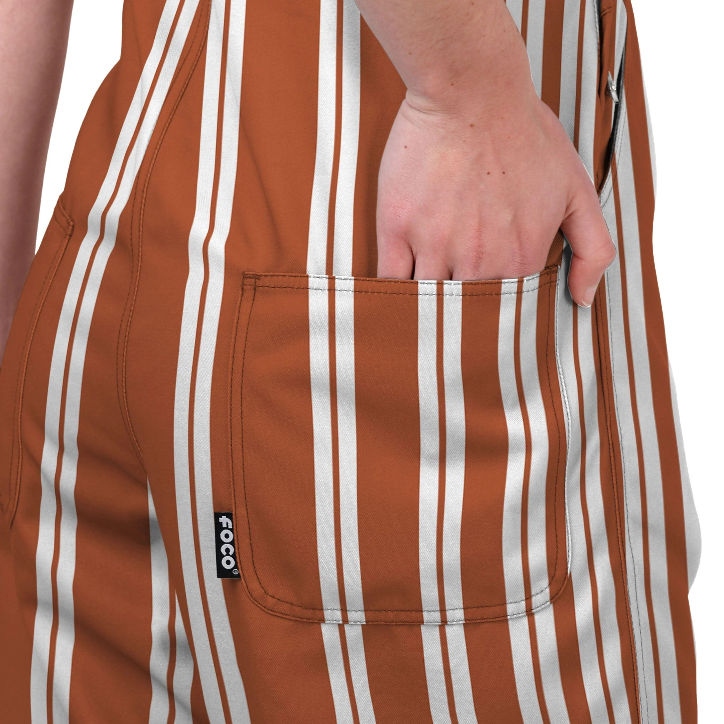 Texas Longhorns NCAA Womens Sideline Spirit Bib Overalls - Image 6