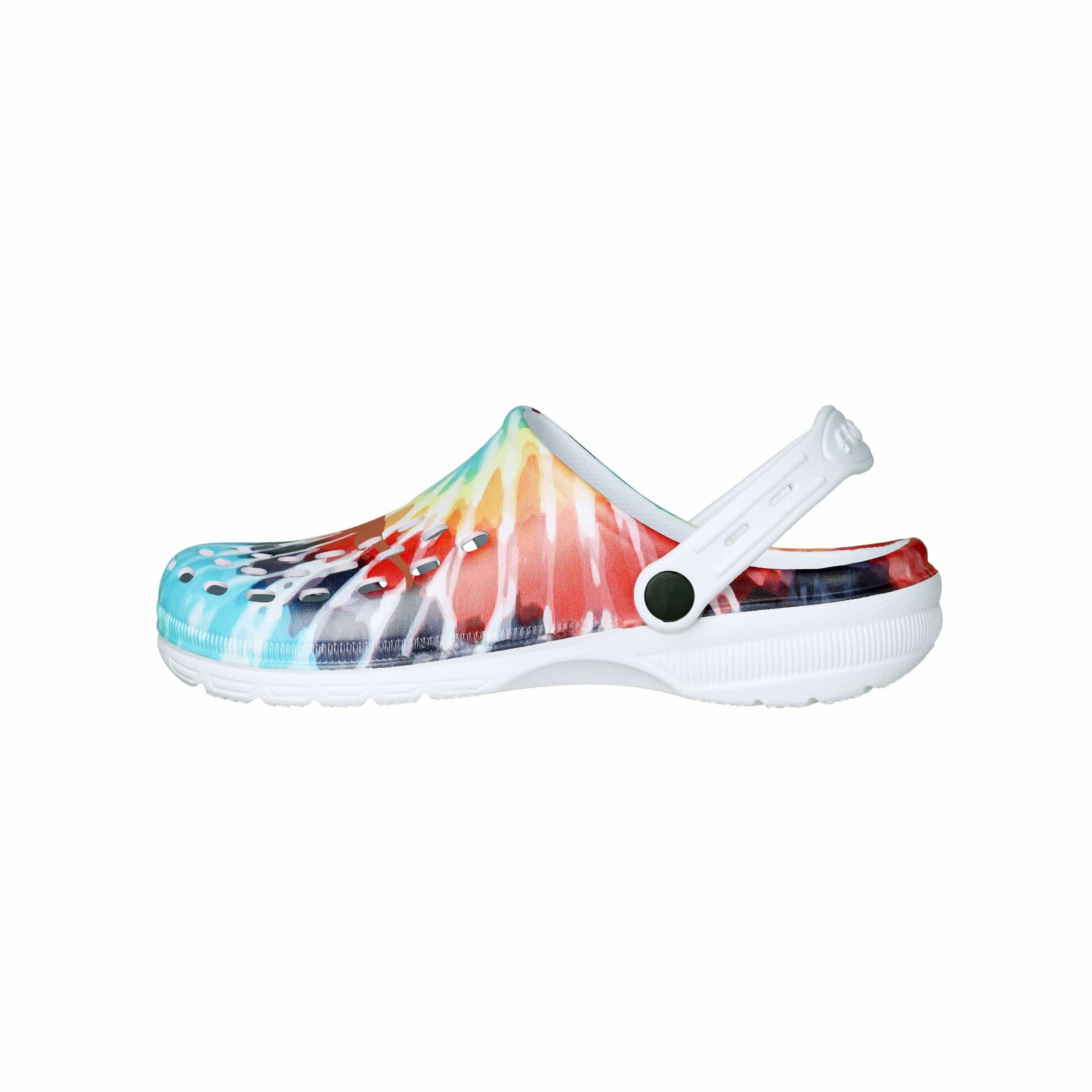 Texas Longhorns NCAA Womens Tie-Dye Clog With Strap - Image 2