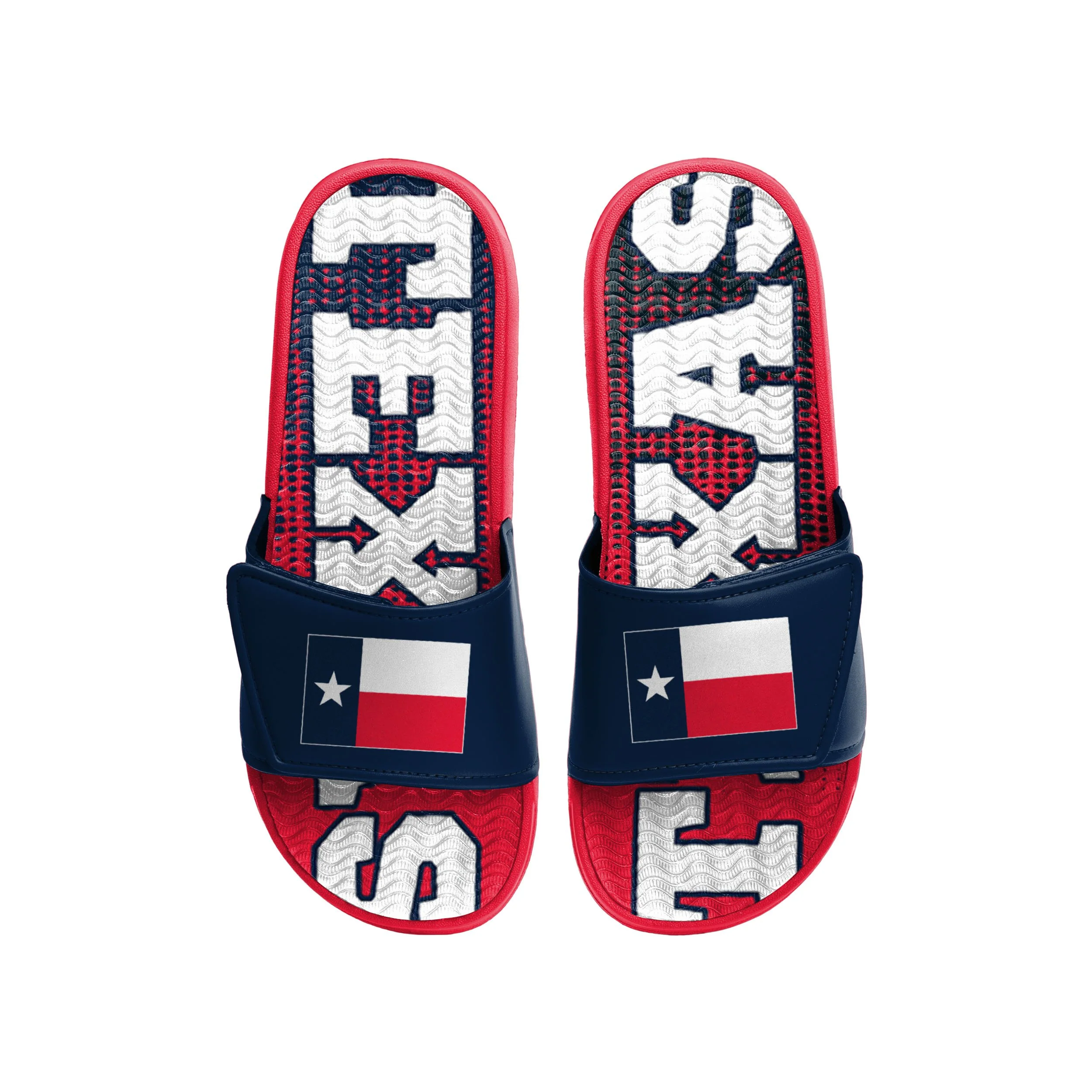 Texas Mens Flag Gradient Wordmark Gel Slide - Image 2