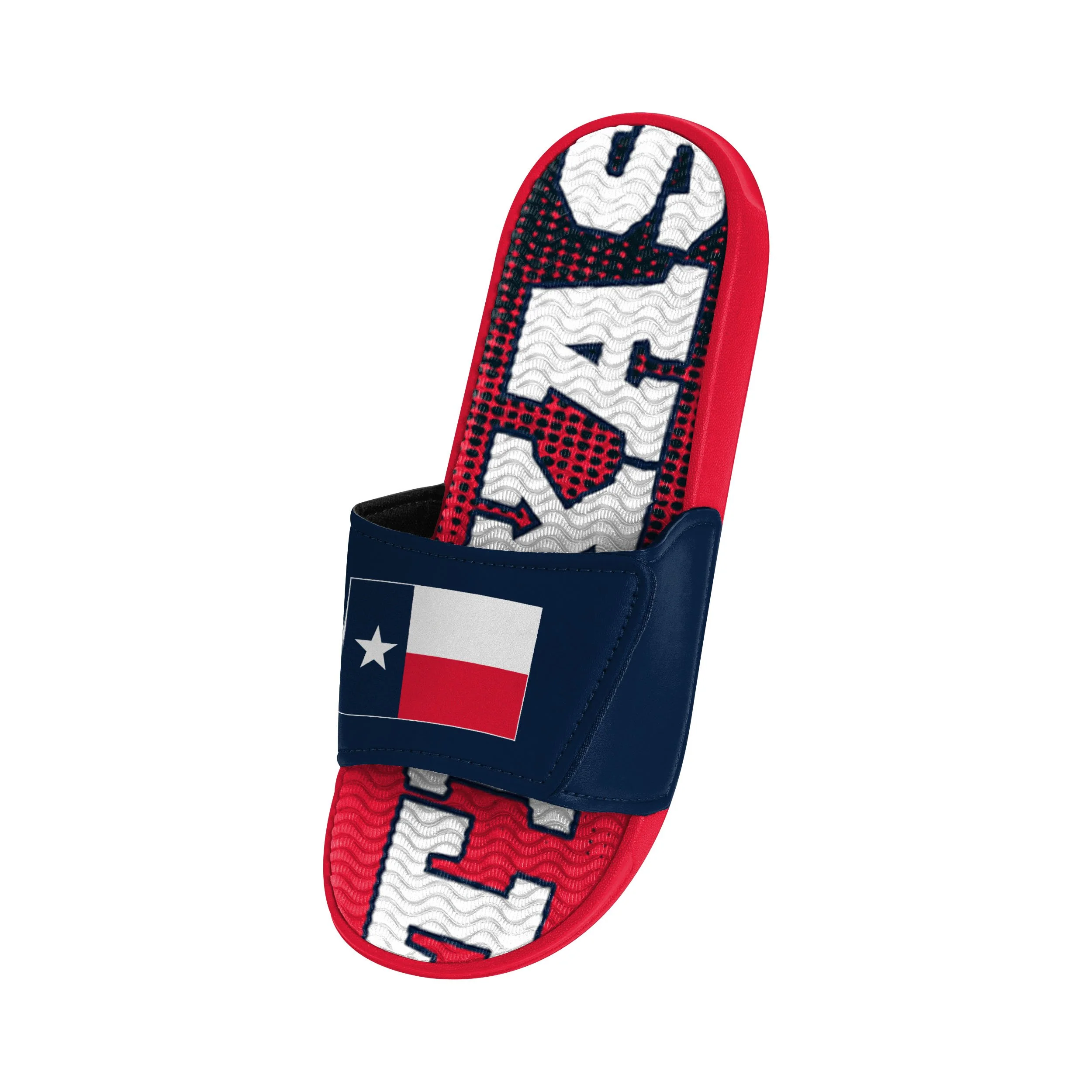 Texas Mens Flag Gradient Wordmark Gel Slide - Image 3