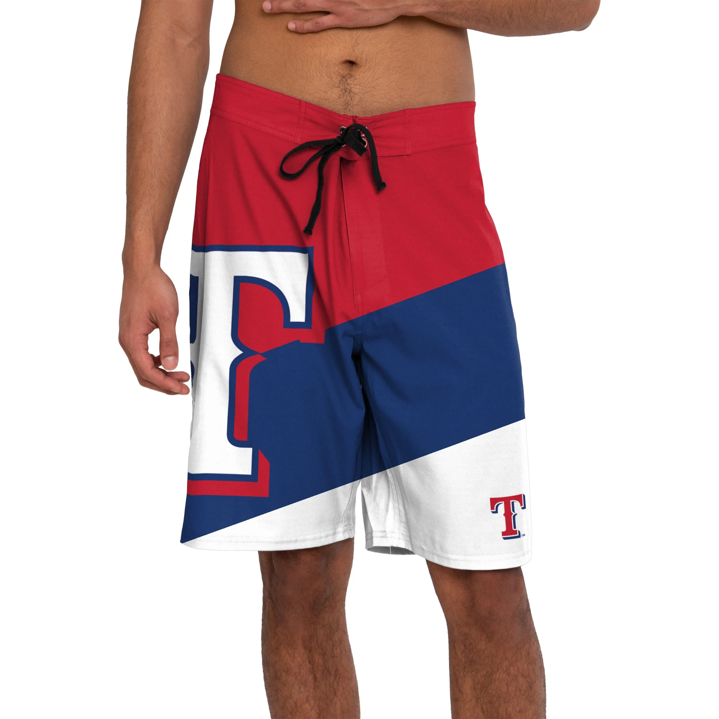Texas Rangers MLB Mens Color Dive Boardshorts - Image 2