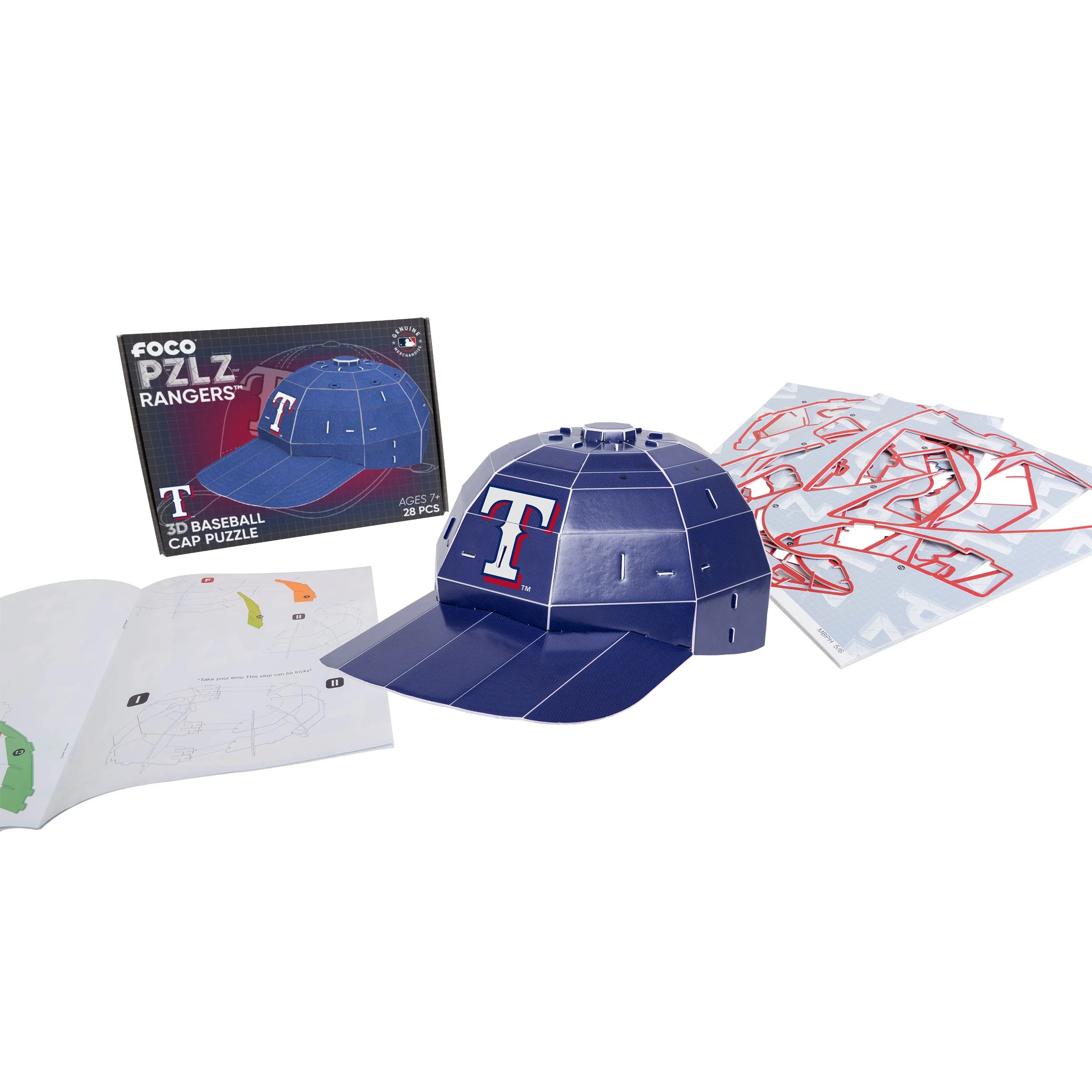 Texas Rangers MLB PZLZ Baseball Cap - Image 2