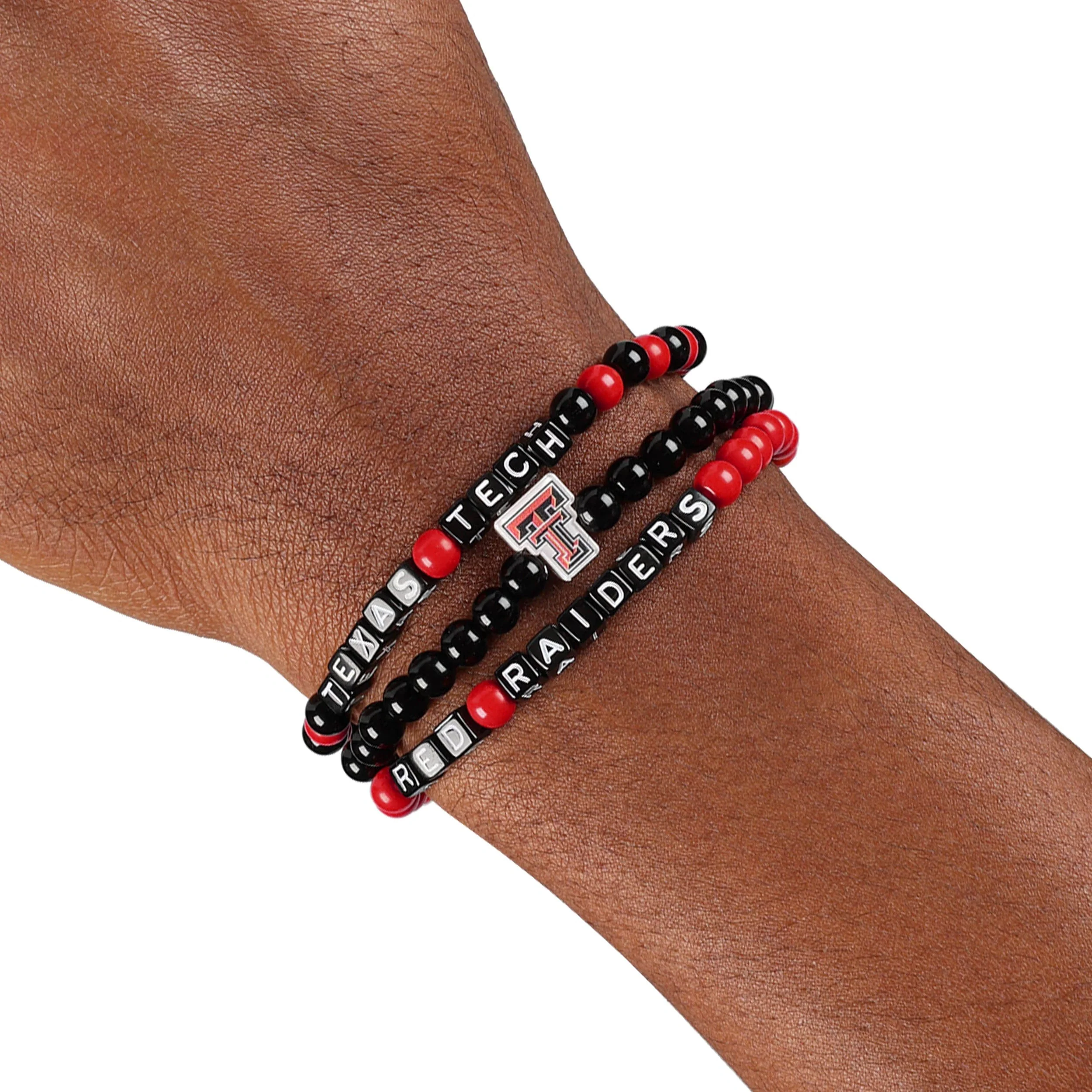 Texas Tech Red Raiders NCAA 3 Pack Beaded Friendship Bracelet - Image 4