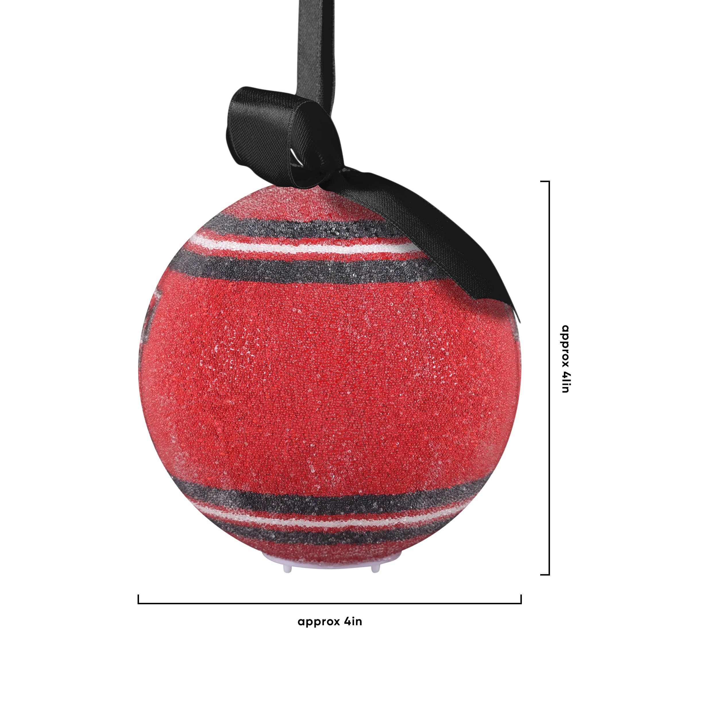 Texas Tech Red Raiders NCAA LED Shatterproof Ball Ornament - Image 4