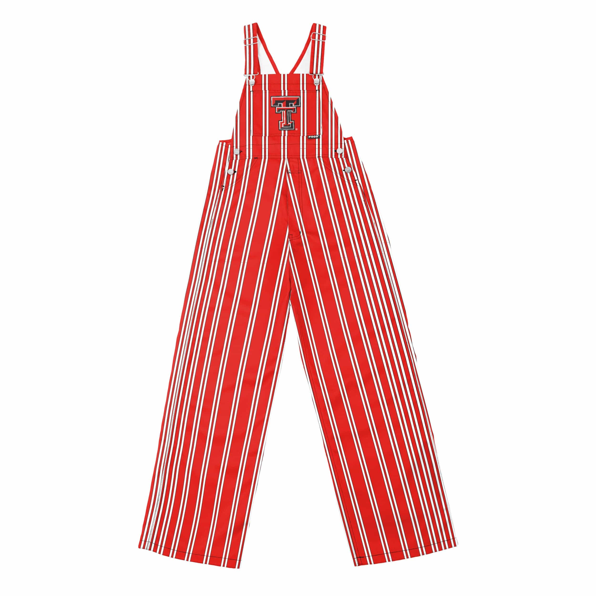 Texas Tech Red Raiders NCAA Mens Sideline Spirit Bib Overalls - Image 7