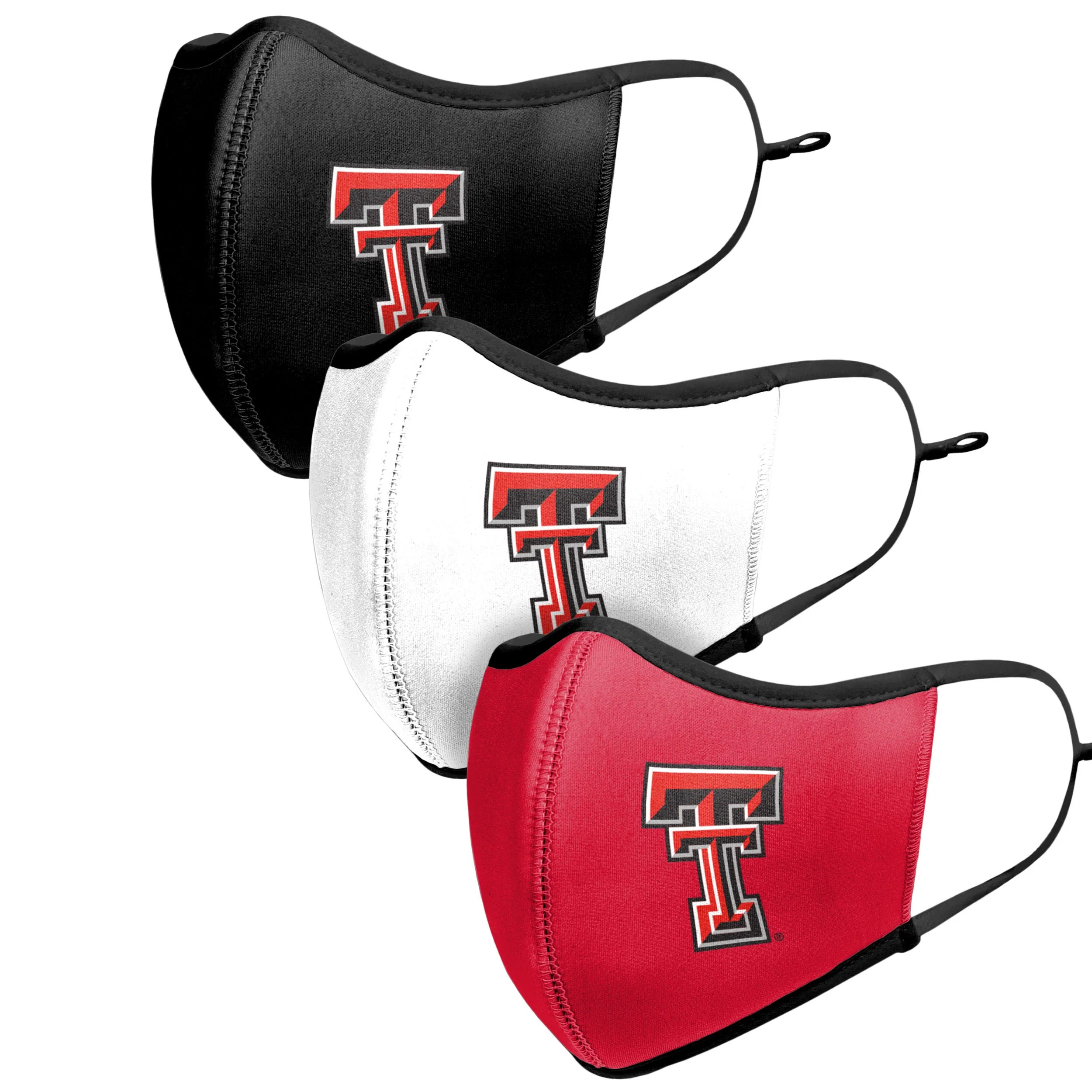 Texas Tech Red Raiders NCAA Sport 3 Pack Face Cover - Image 4