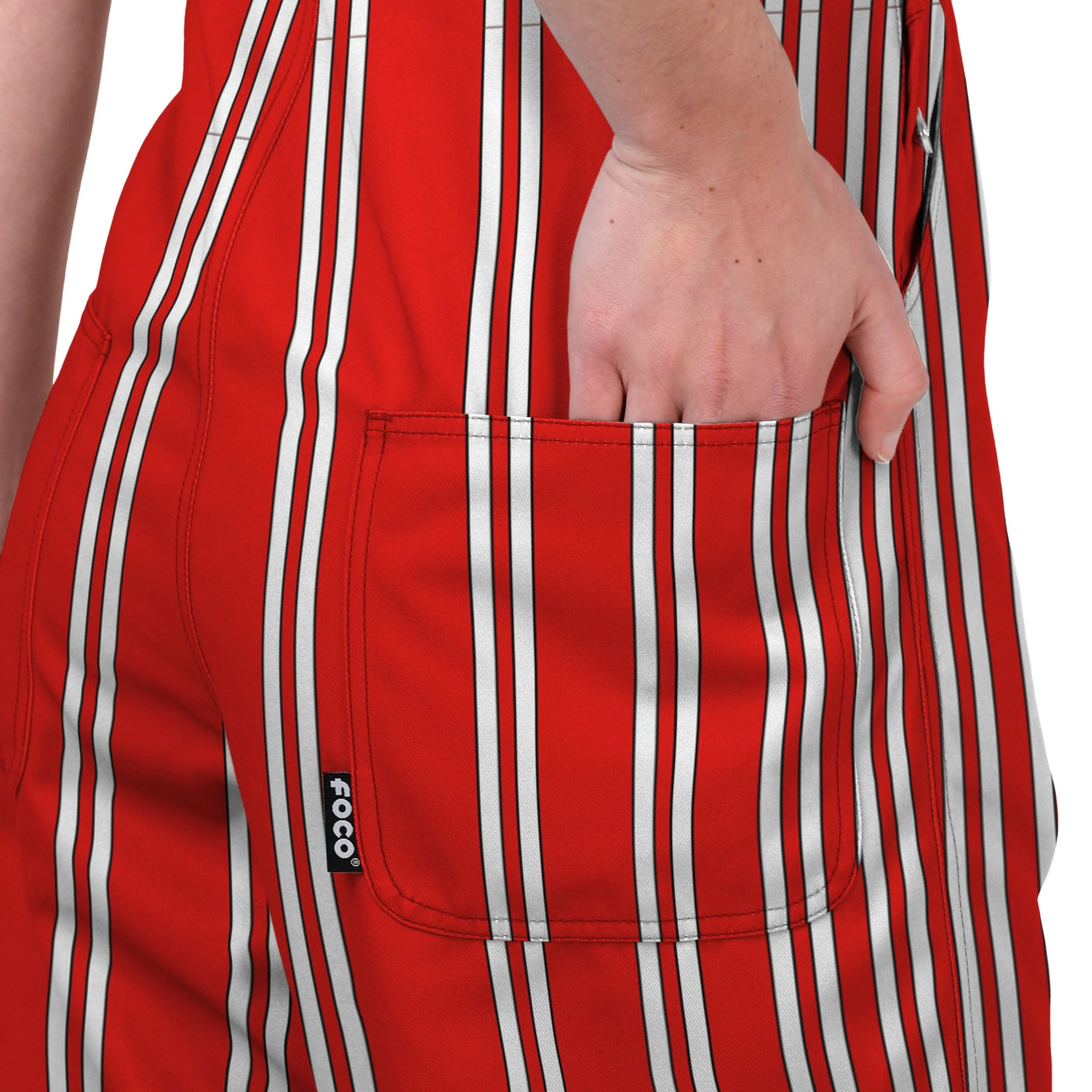 Texas Tech Red Raiders NCAA Womens Sideline Spirit Bib Overalls - Image 6