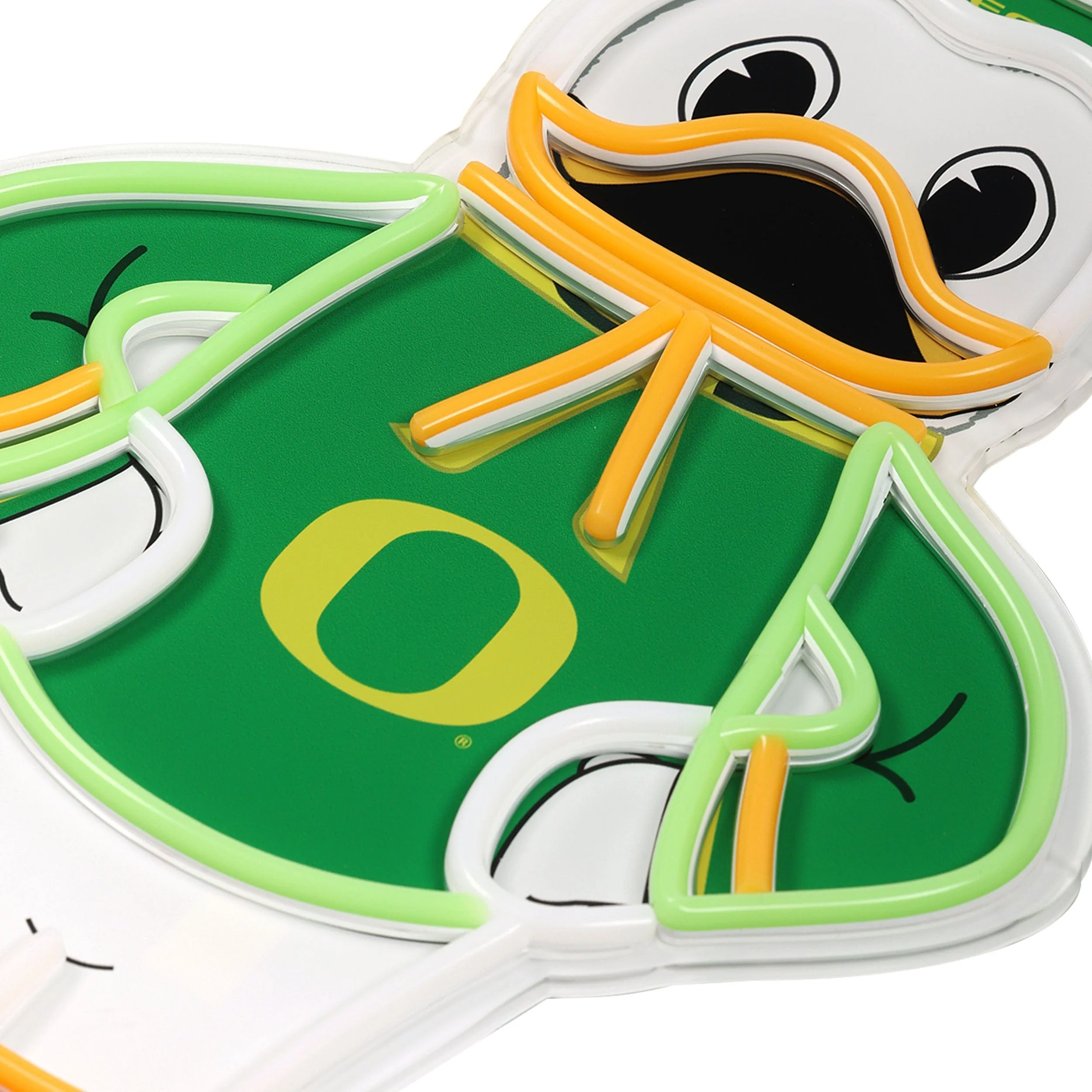 The Duck Oregon Ducks NCAA LED Neon Light Up Mascot Sign - Image 4