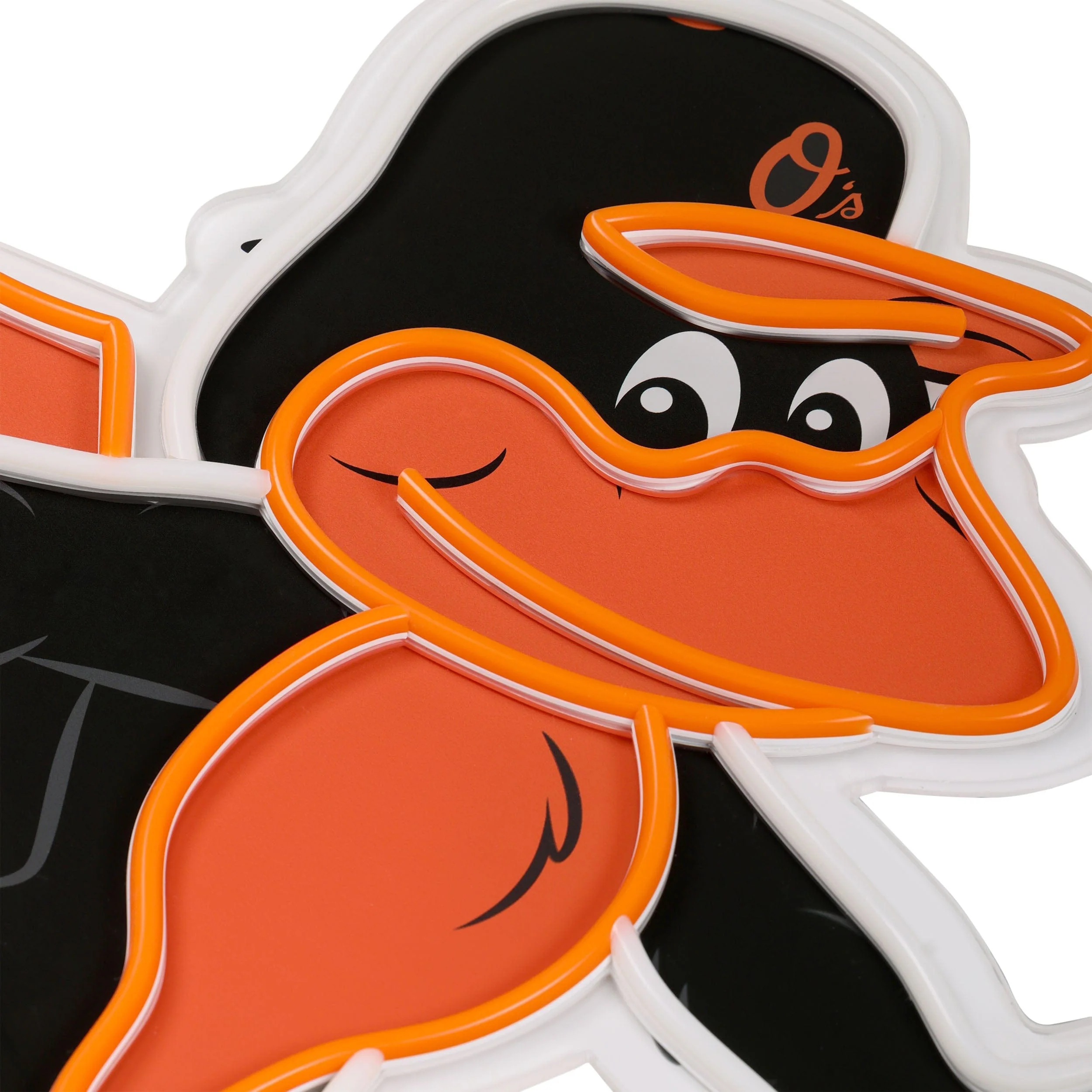 The Oriole Bird Baltimore Orioles MLB LED Neon Light Up Mascot Sign - Image 4