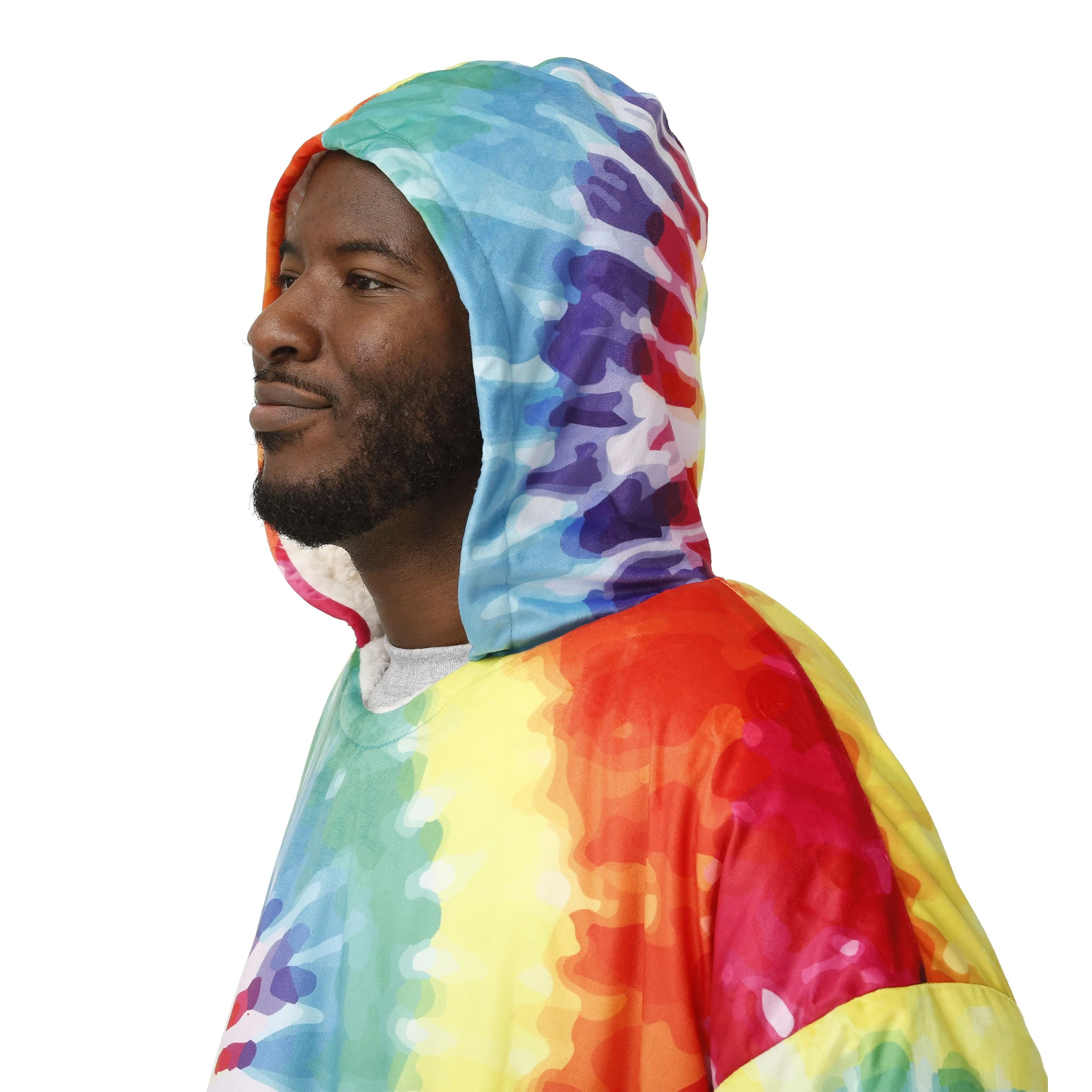 Tie-Dye Sherpa Reversible Hoodeez - Image 6