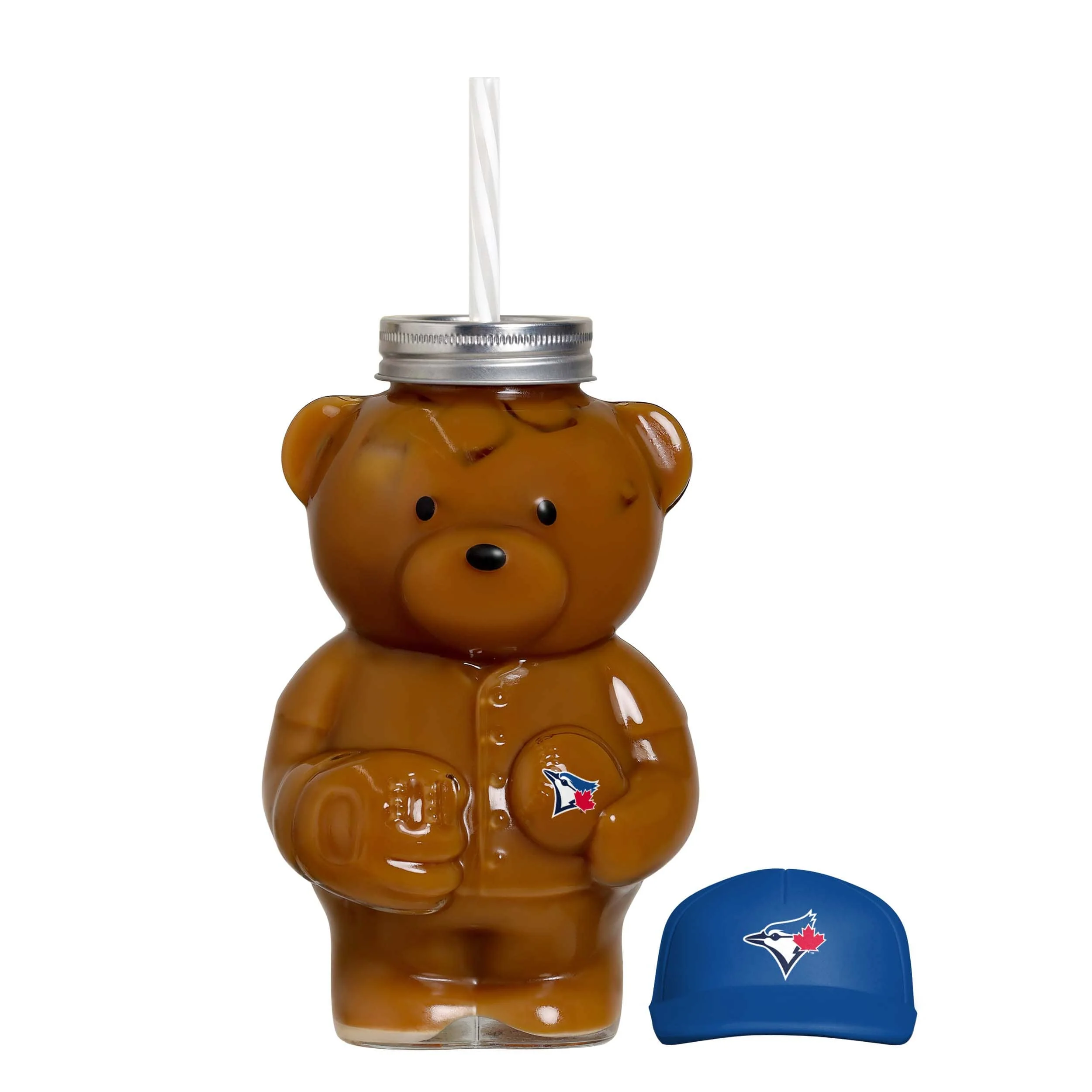 Toronto Blue Jays Glass Bear Tumbler (PREORDER - SHIPS LATE JUNE) - Image 3