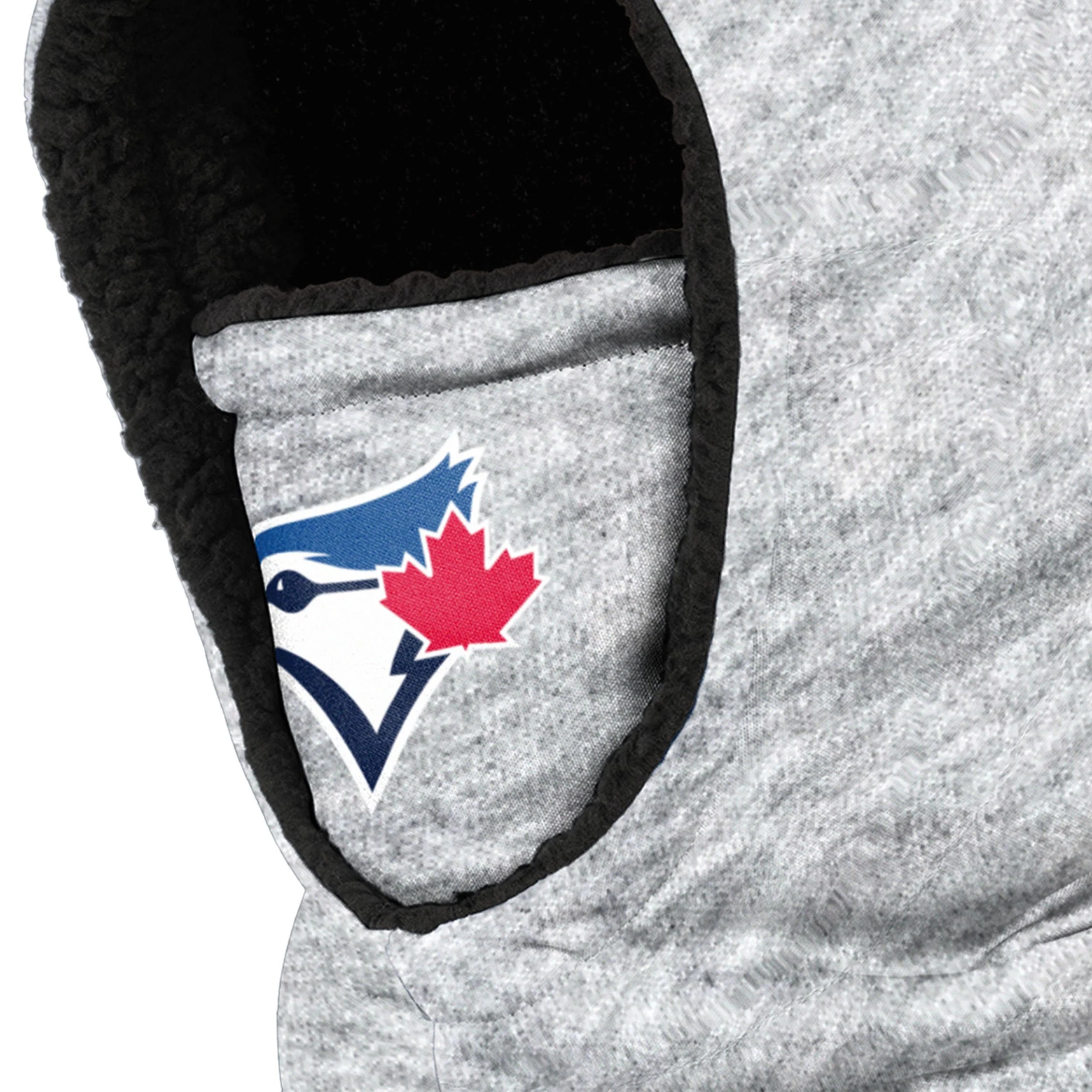Toronto Blue Jays MLB Heather Grey Big Logo Hooded Gaiter - Image 3