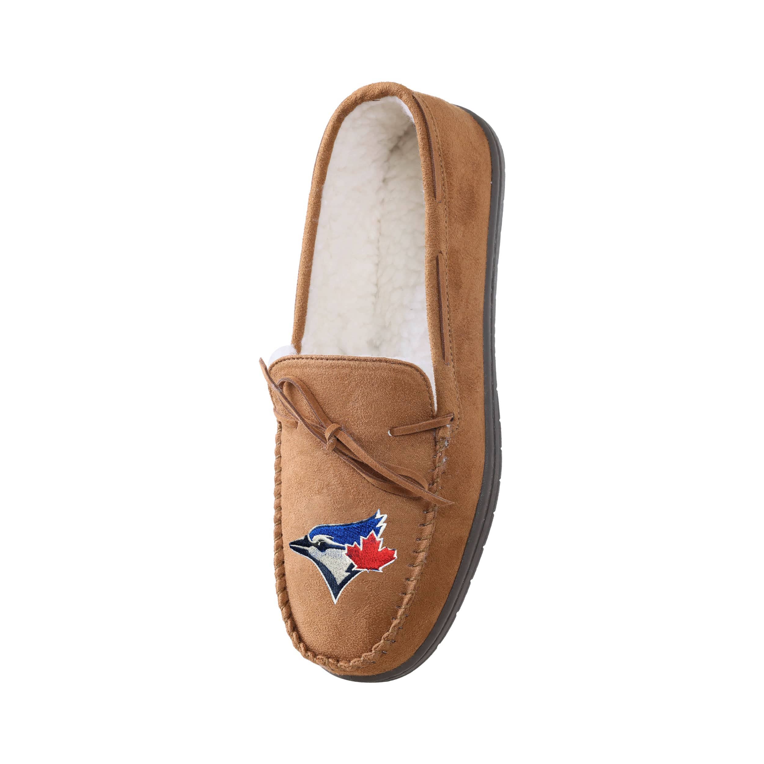 Toronto Blue Jays MLB Mens Moccasin Slippers - Image 3