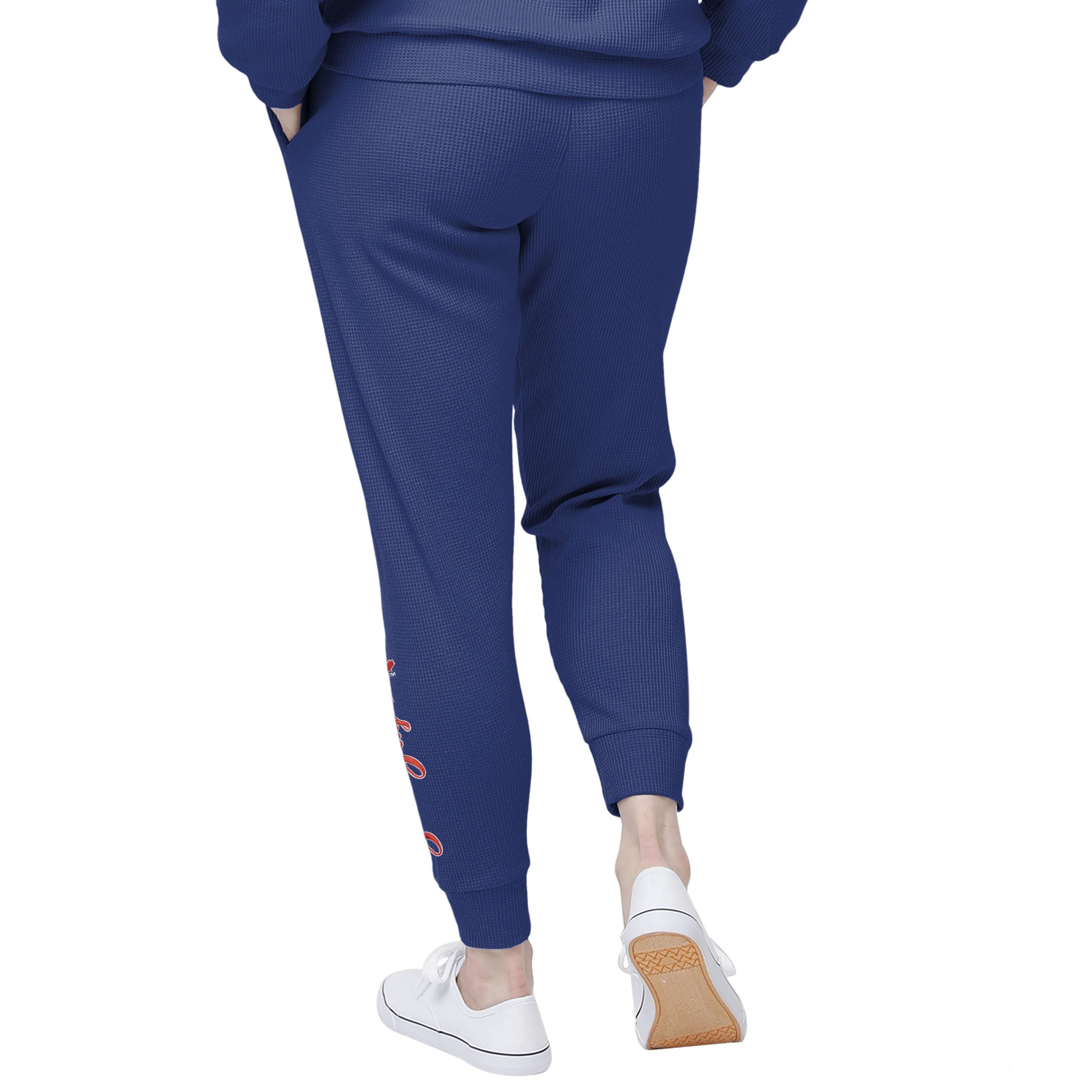 Toronto Blue Jays MLB Womens Waffle Lounge Pants - Image 5