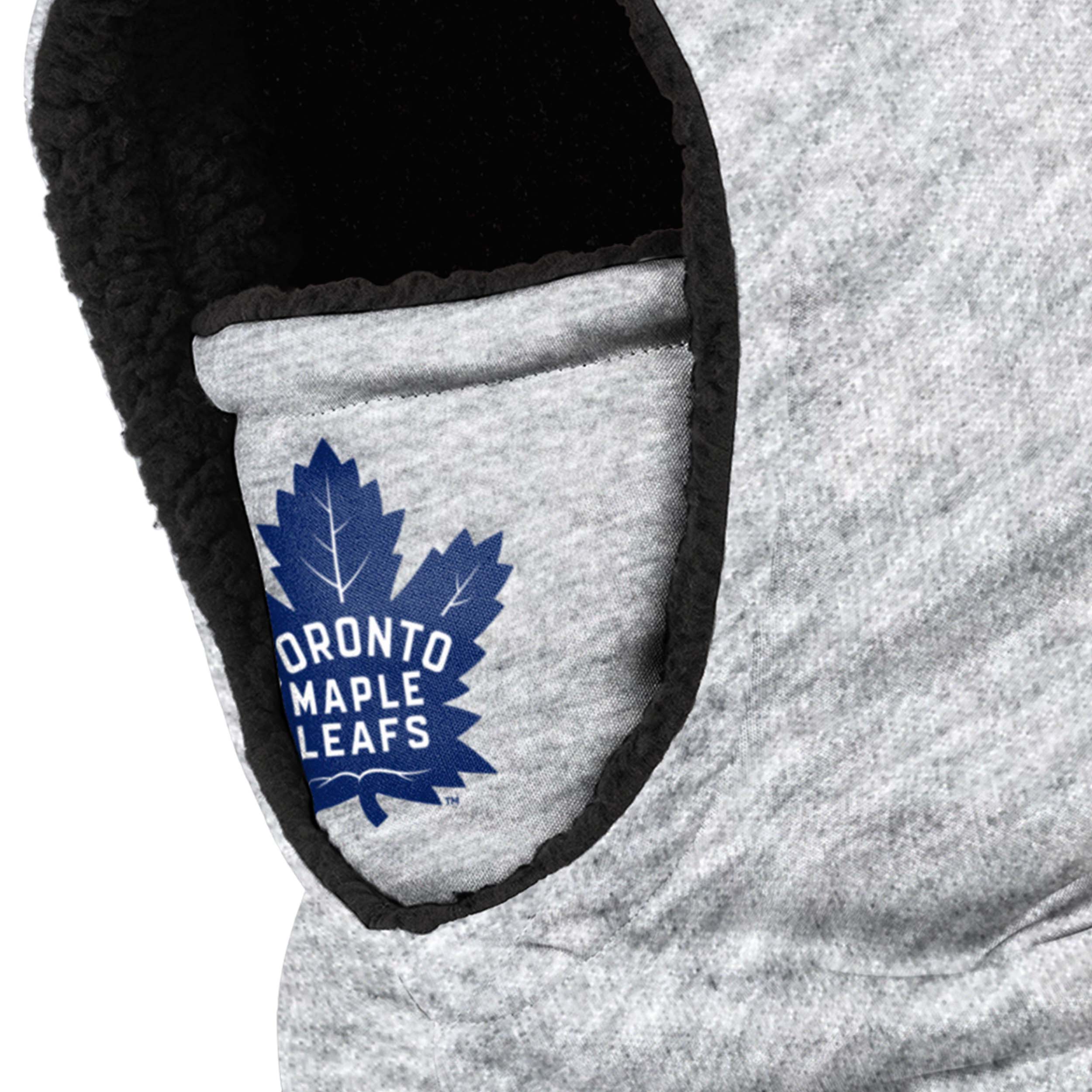 Toronto Maple Leafs NHL Heather Grey Big Logo Hooded Gaiter - Image 3