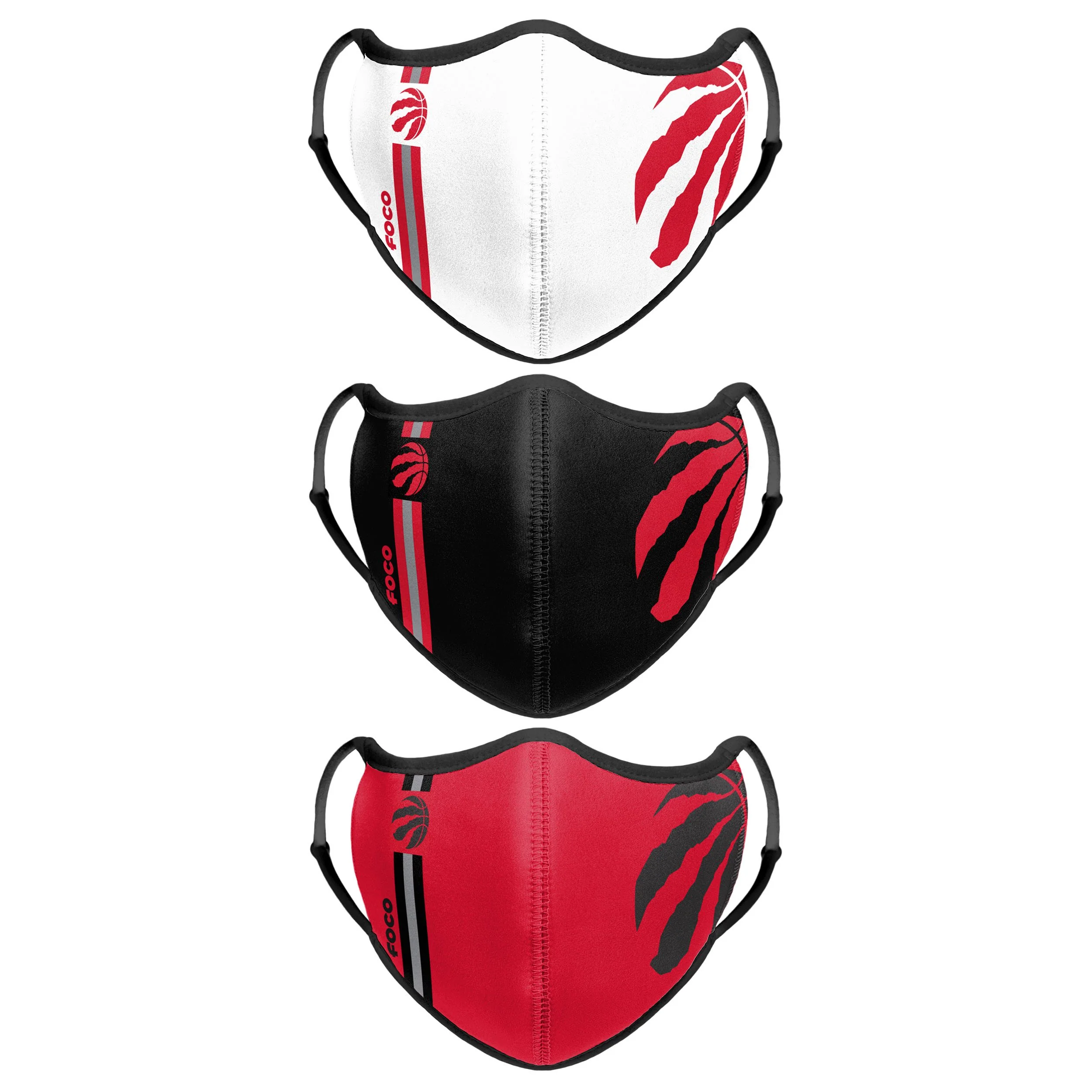 Toronto Raptors NBA Sport 3 Pack Face Cover