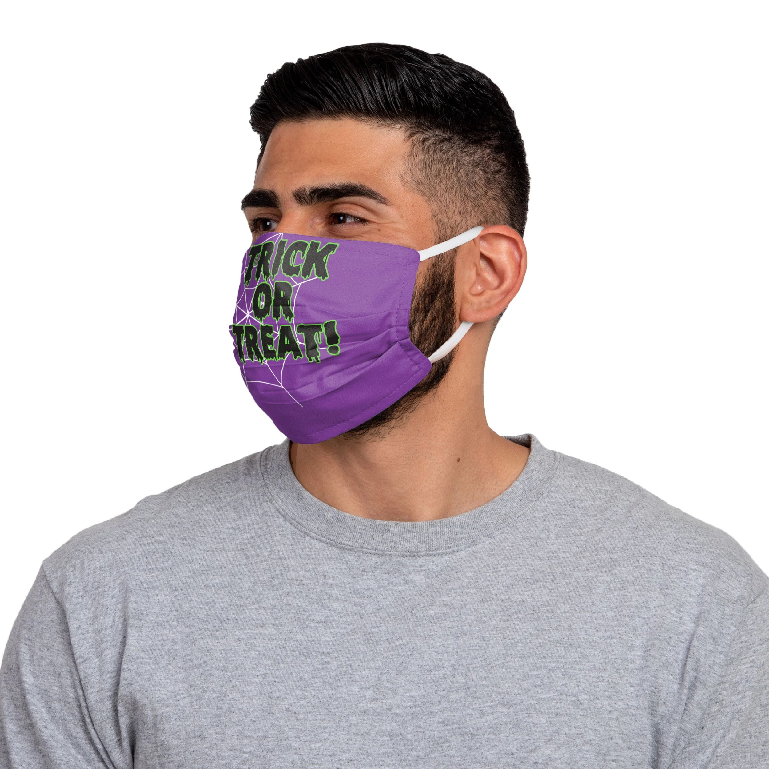 Trick Or Treat Pleated Face Cover - Image 3