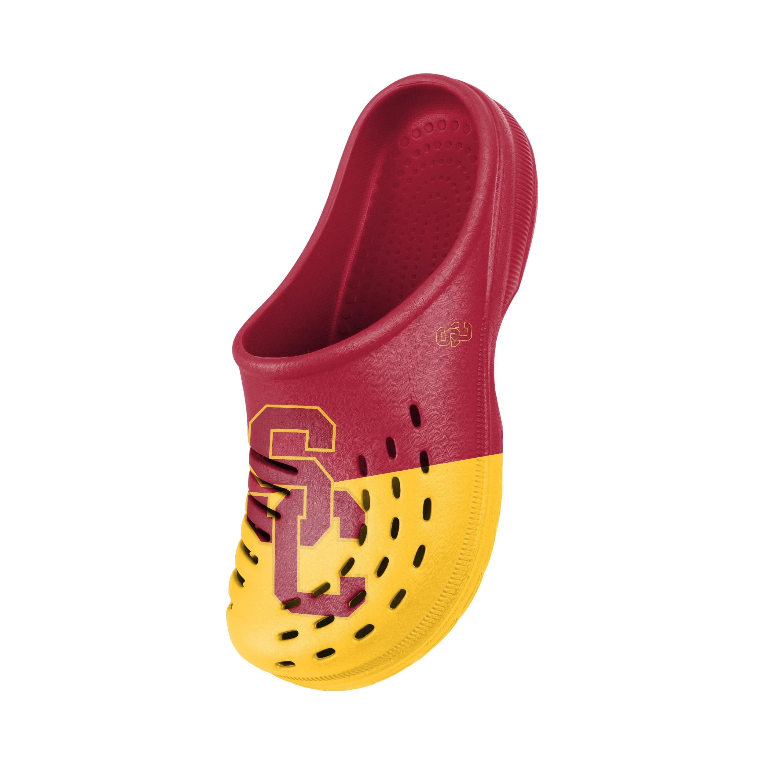 USC Trojans NCAA Mens Colorblock Big Logo Clog - Image 3