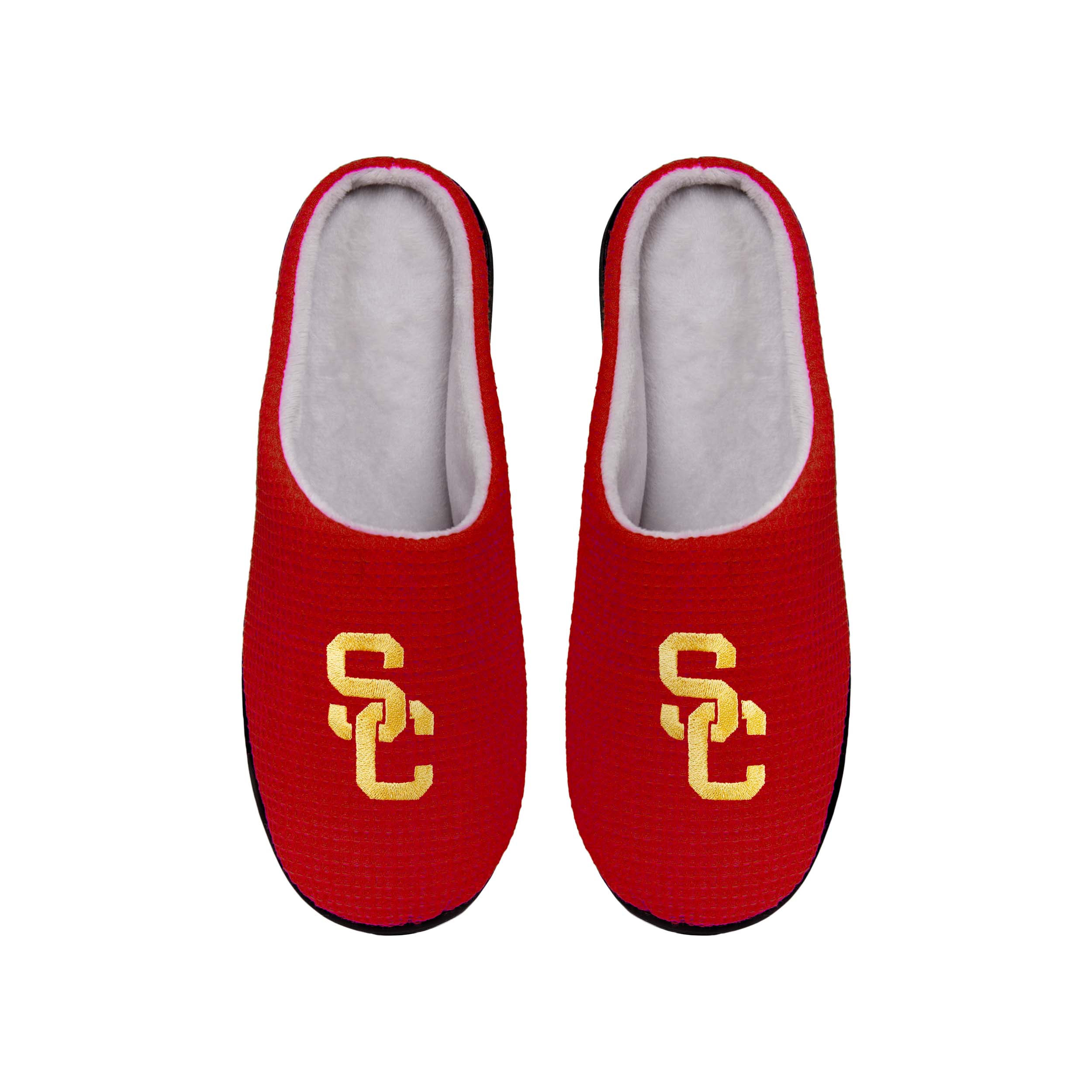 USC Trojans NCAA Mens Memory Foam Slide Slippers - Image 2