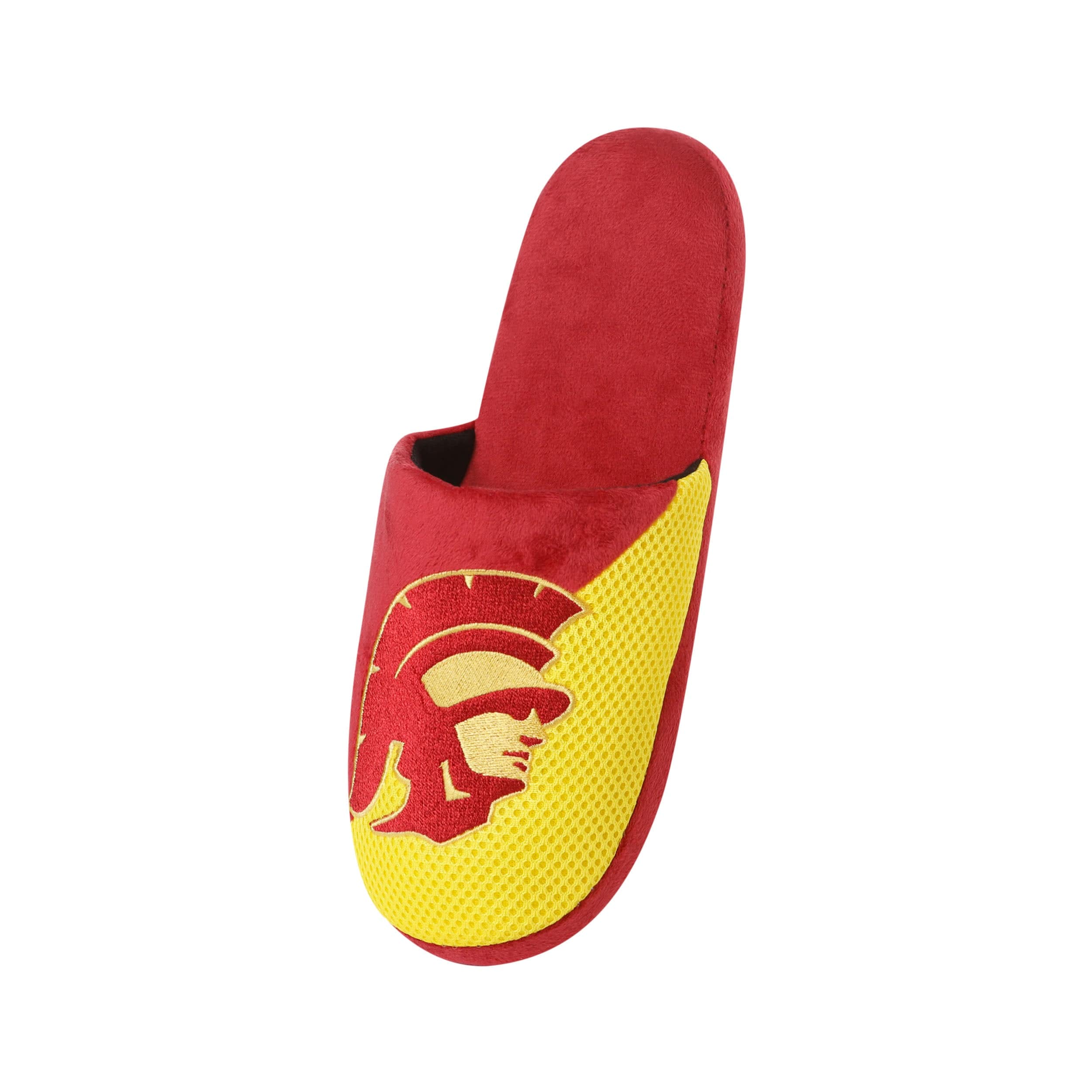 USC Trojans NCAA Mens Team Logo Staycation Slippers - Image 3