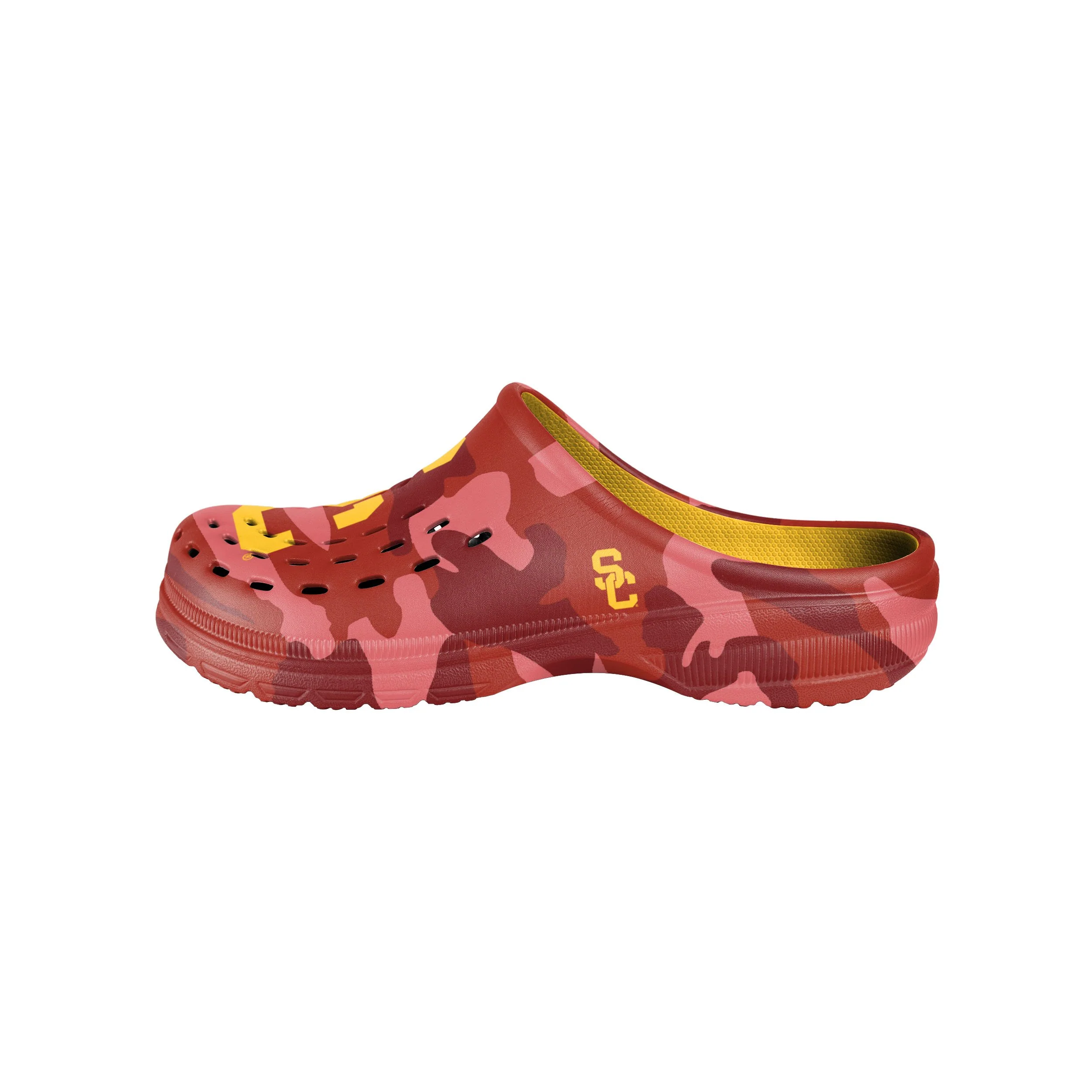 USC Trojans NCAA Mens Tonal Camo Clog - Image 2
