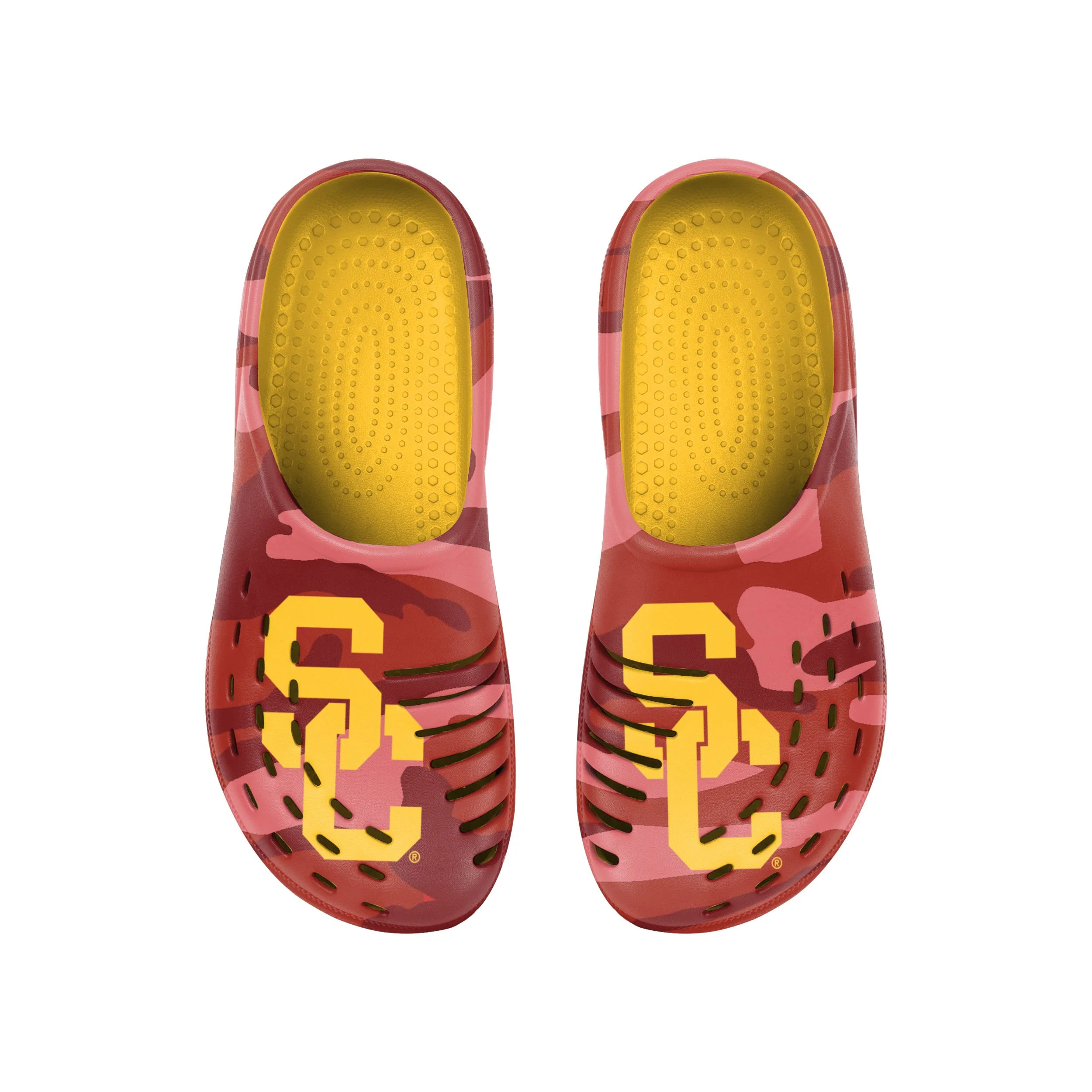 USC Trojans NCAA Mens Tonal Camo Clog - Image 4