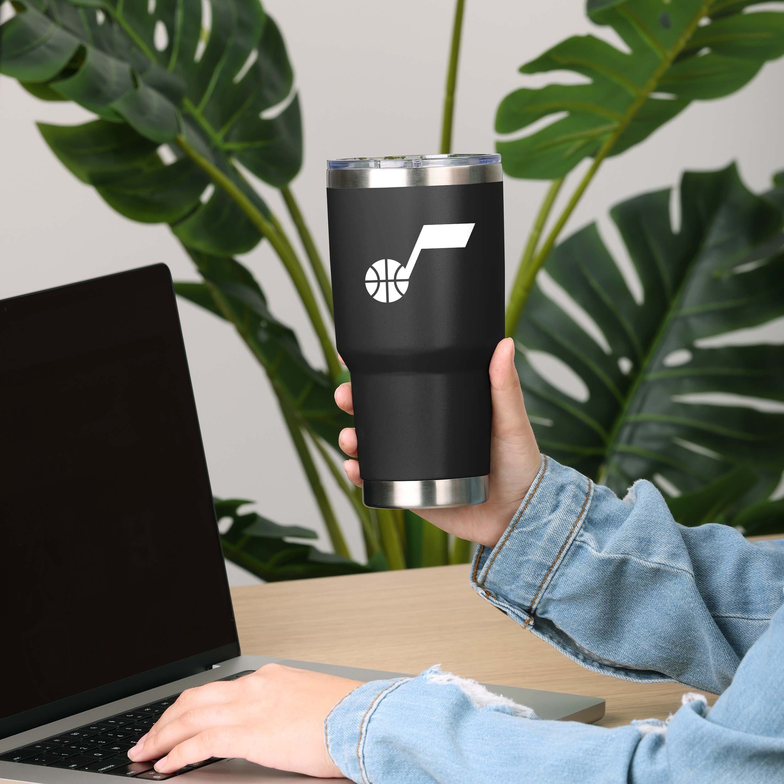 Utah Jazz NBA Team Logo 30 oz Tumbler - Image 2