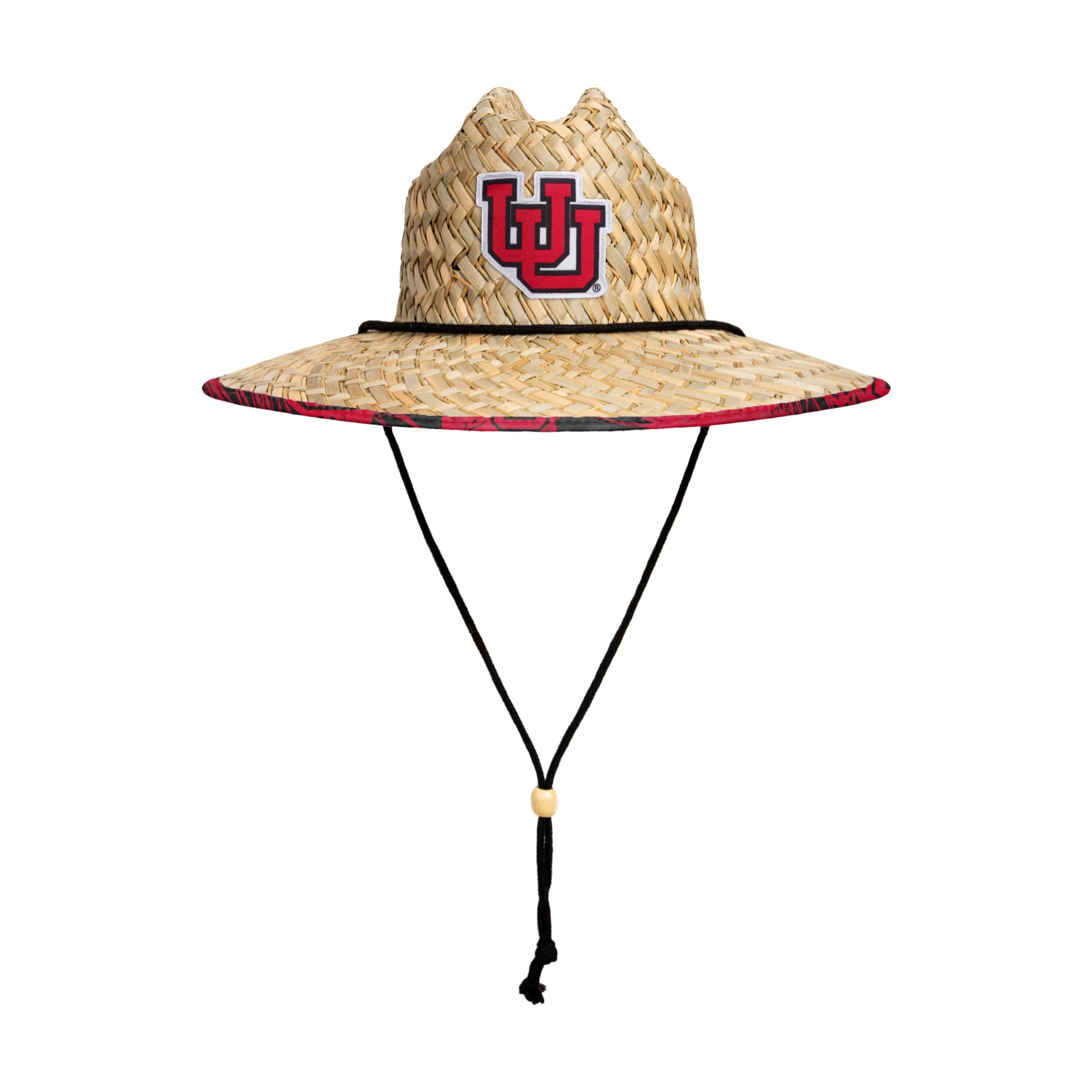 Utah Utes NCAA Floral Straw Hat - Image 3