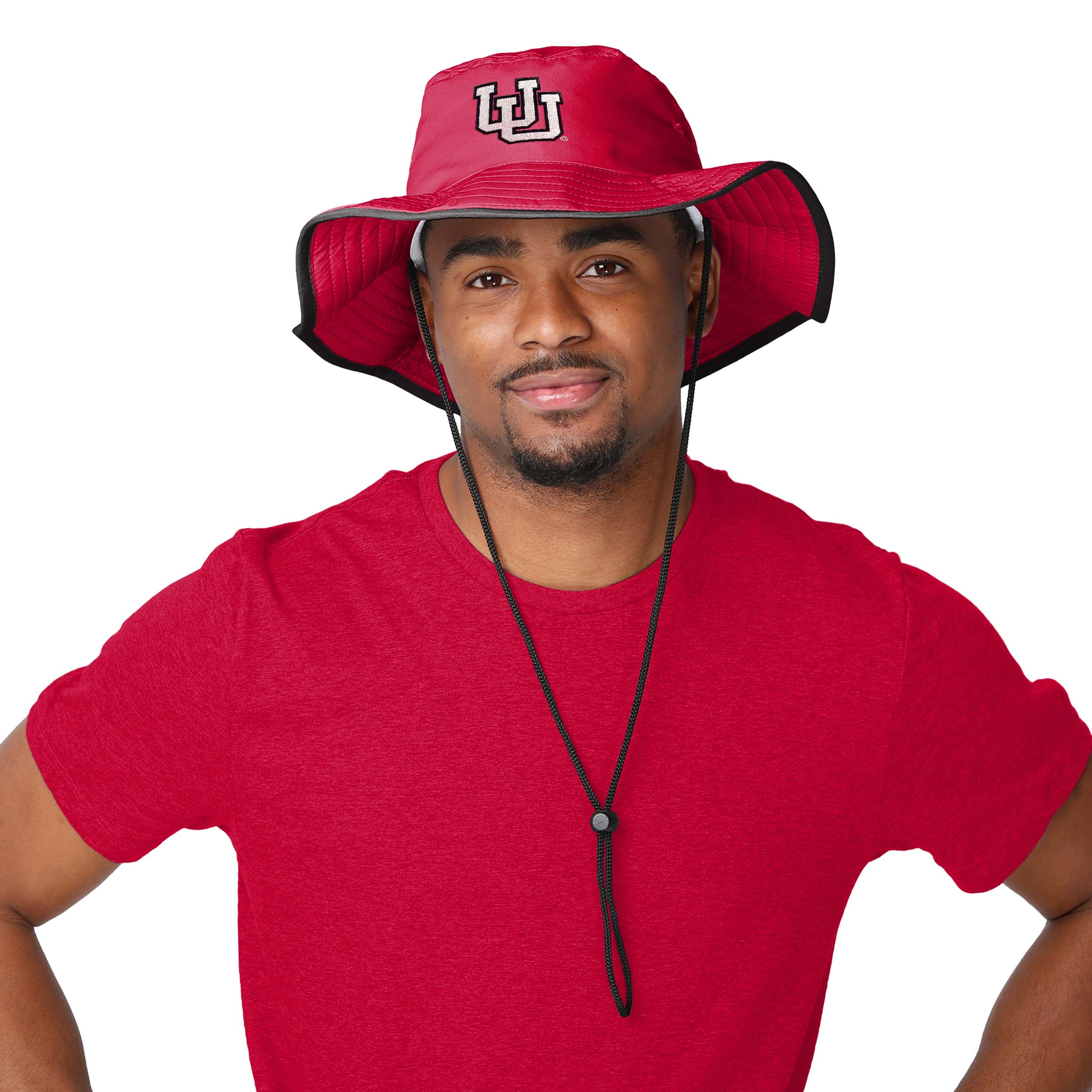 Utah Utes NCAA Solid Boonie Hat - Image 2