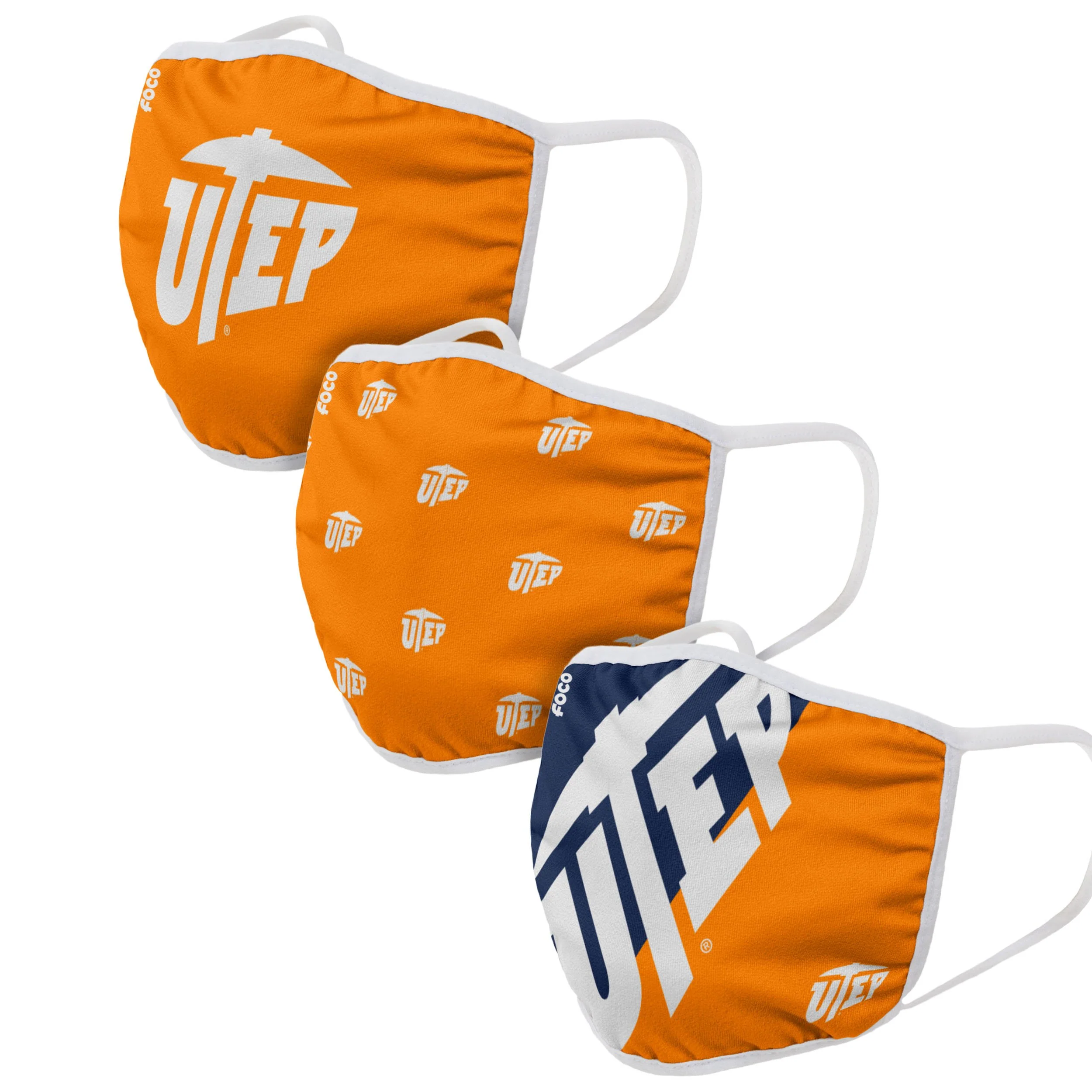 UTEP Miners NCAA 3 Pack Face Cover