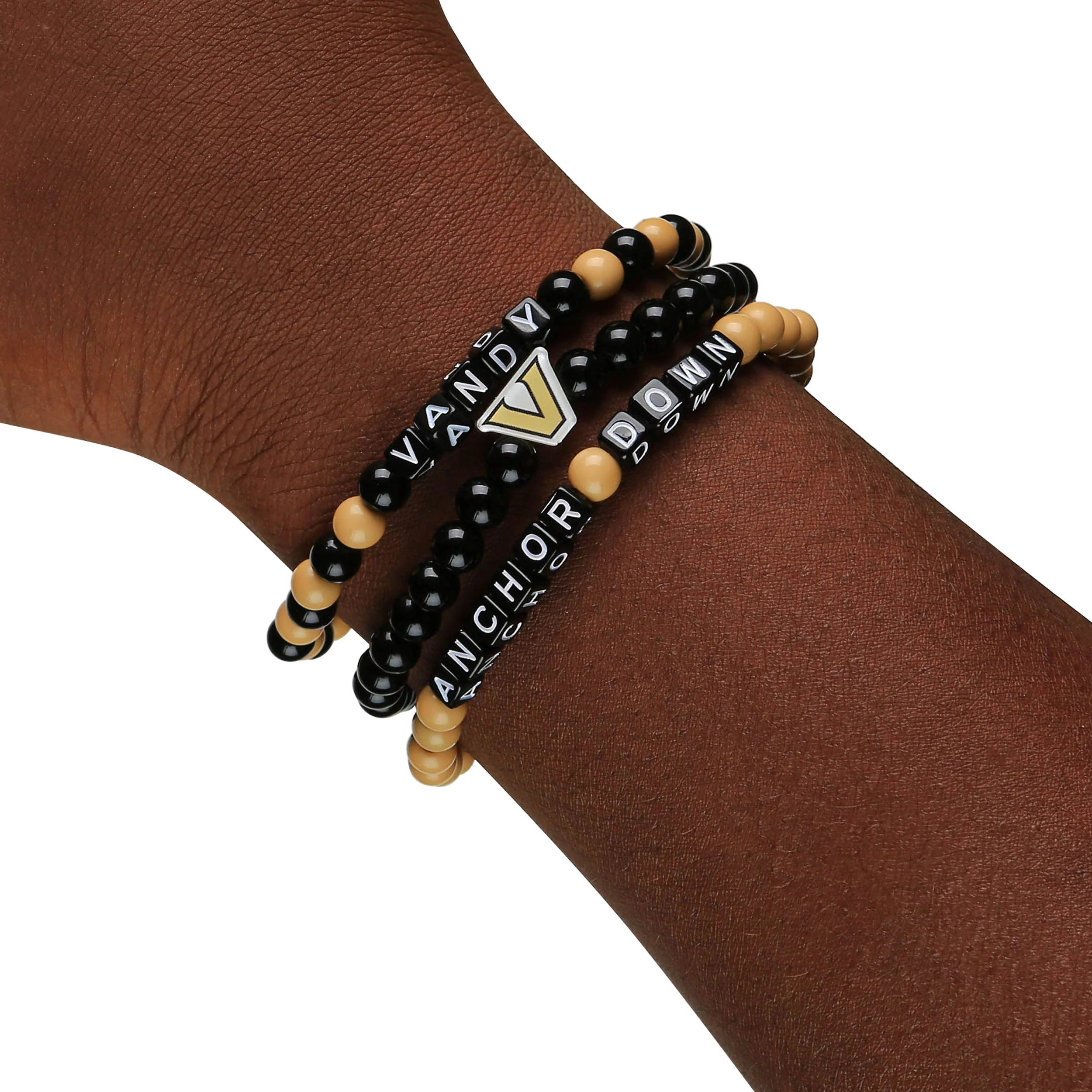 Vanderbilt Commodores NCAA 3 Pack Beaded Friendship Bracelet - Image 4