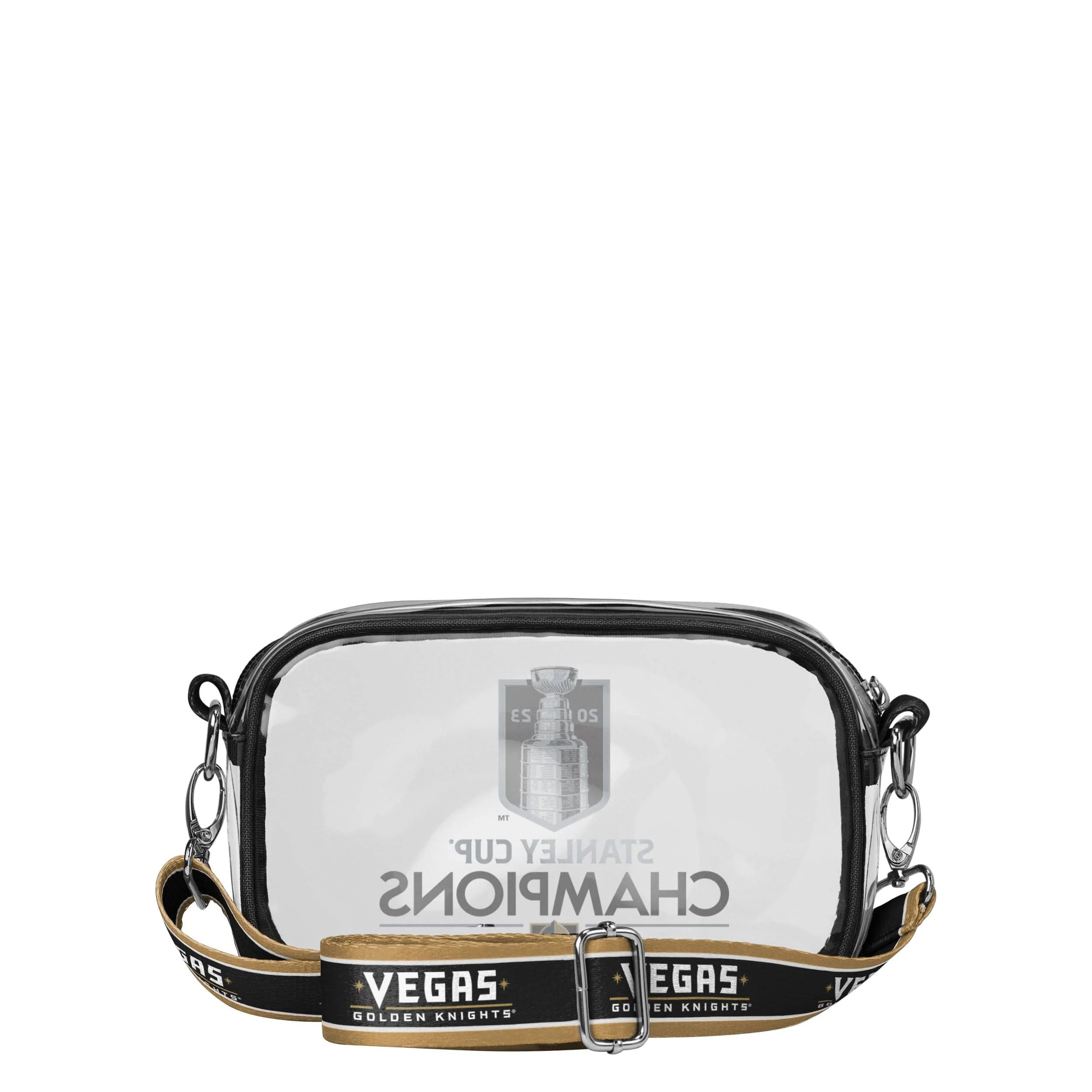 Vegas Golden Knights NHL 2023 Stanley Cup Champions Clear Crossbody Bag - Image 5
