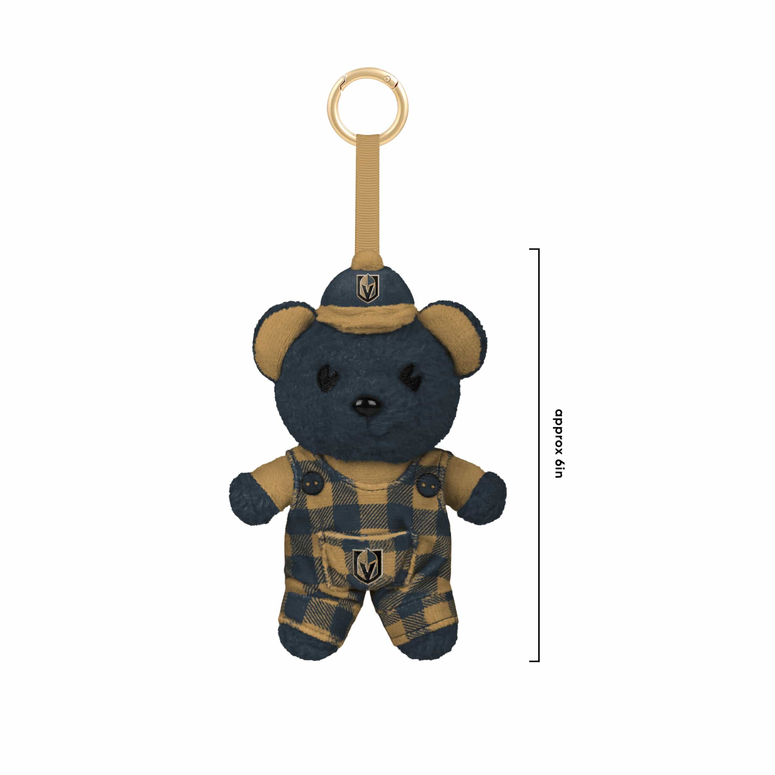 Vegas Golden Knights NHL FOOCOOS Plush Bag Charm Keychain Blind Box Series 1 (PREORDER - SHIPS LATE JULY) - Image 3