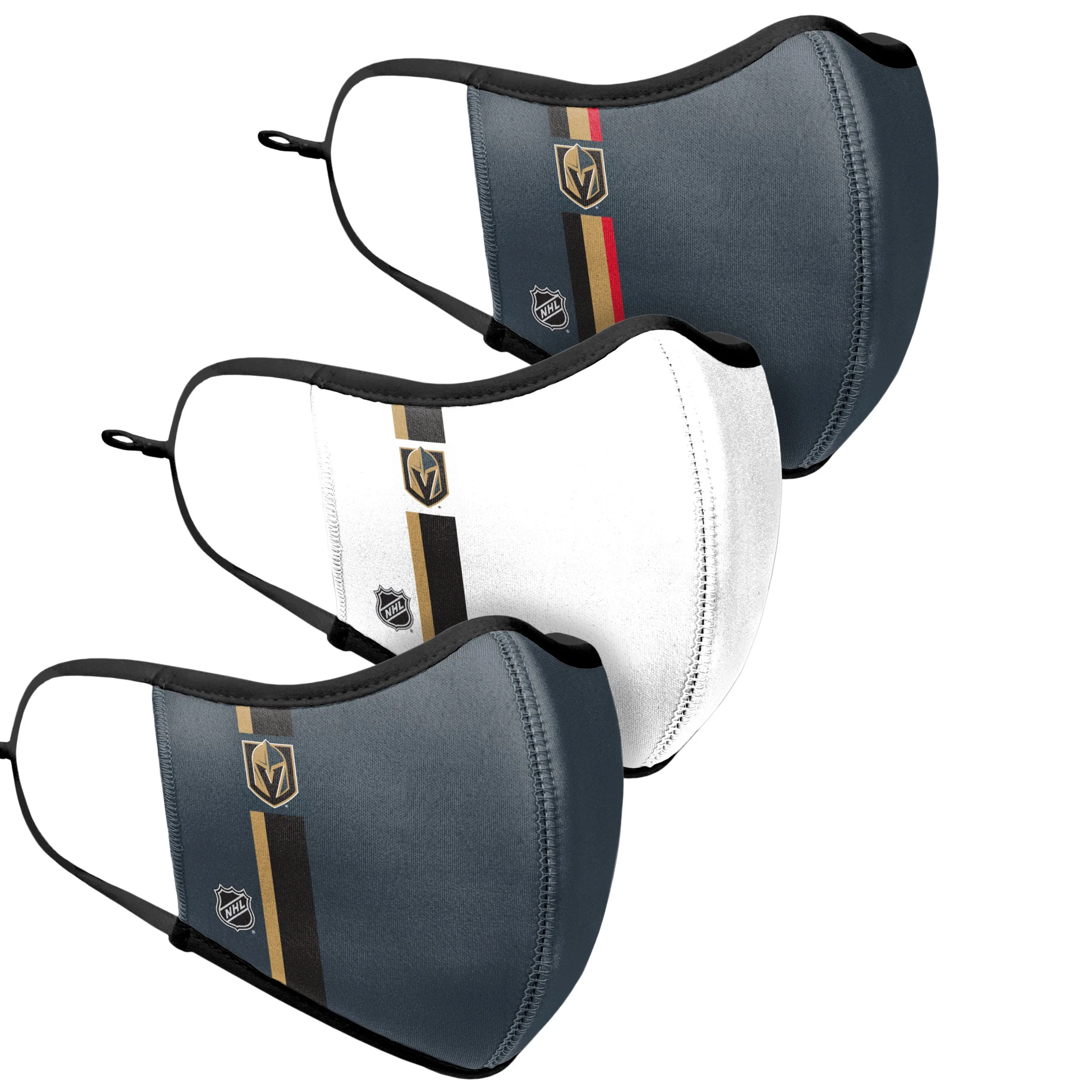 Vegas Golden Knights NHL Sport 3 Pack Face Cover - Image 3