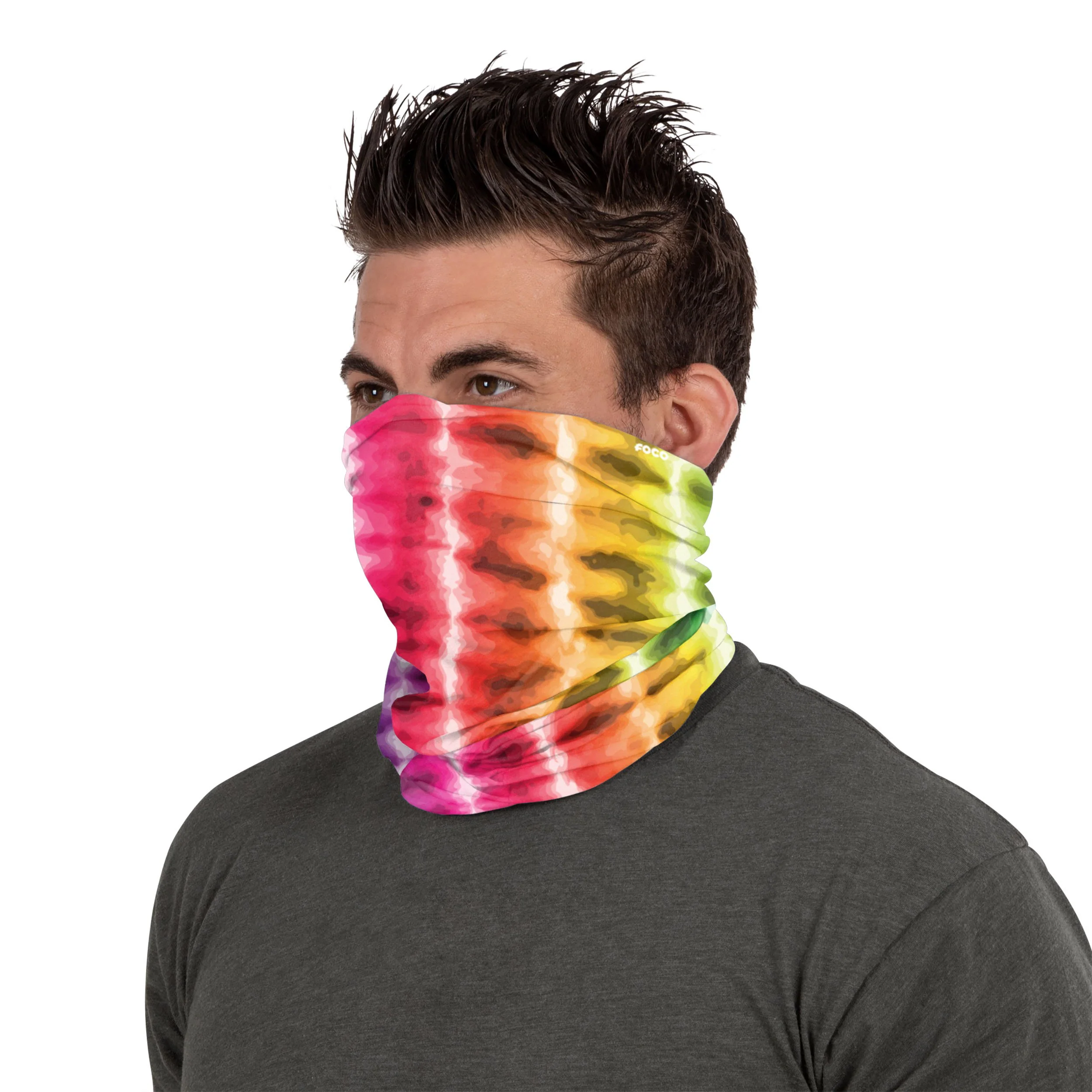 Vertical Tie-Dye Gaiter Scarf - Image 3