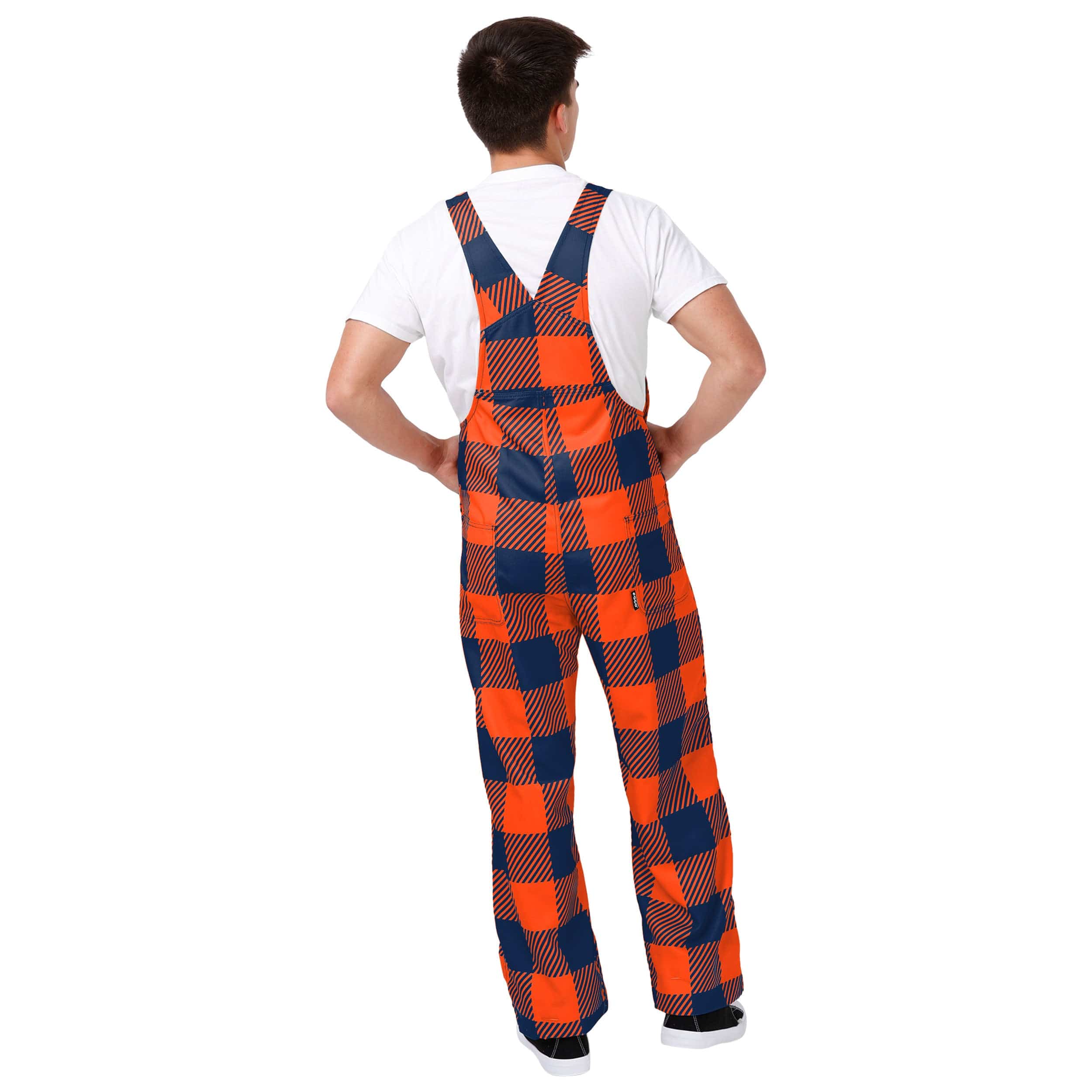 Virginia Cavaliers NCAA Mens Plaid Bib Overalls - Image 2