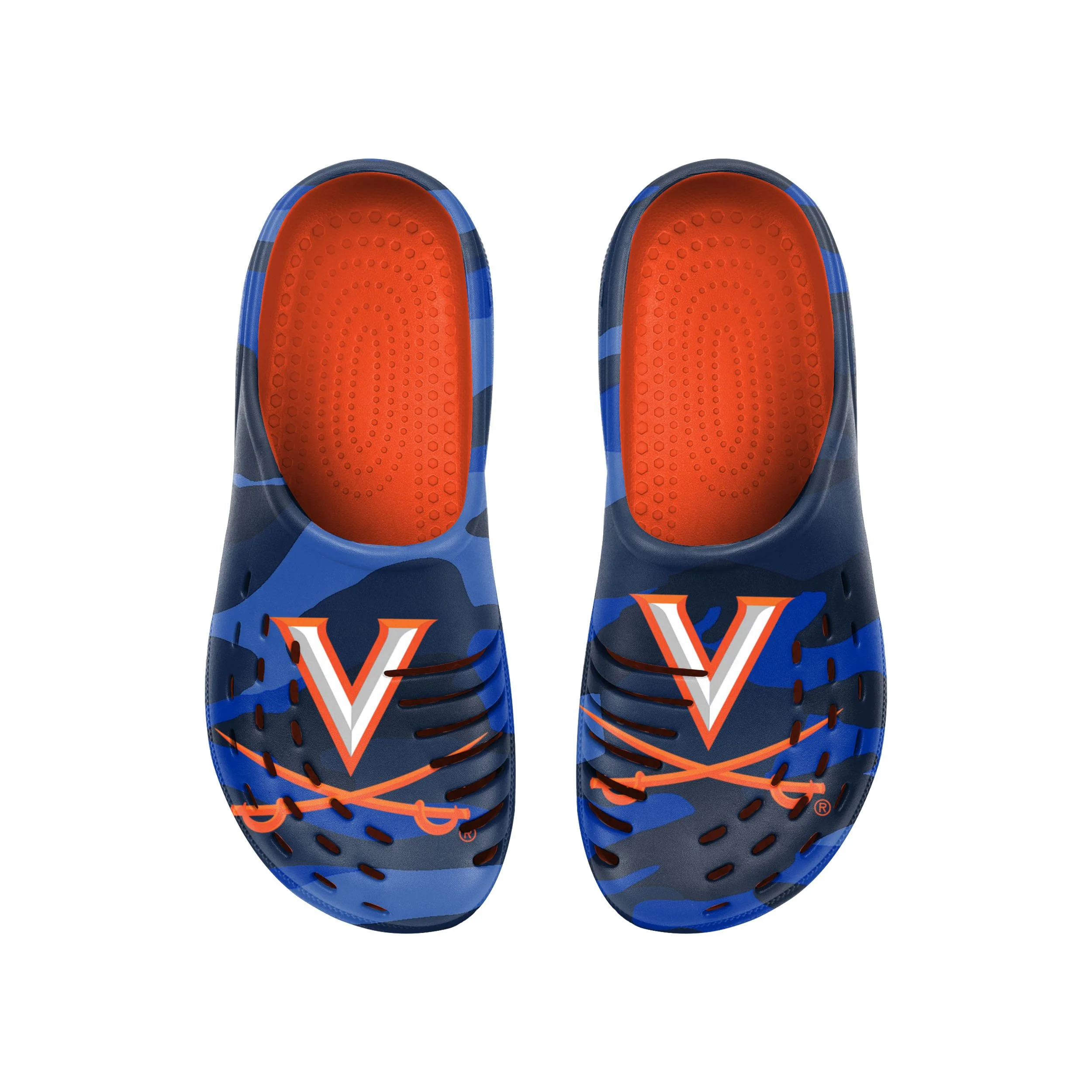 Virginia Cavaliers NCAA Mens Tonal Camo Clog - Image 4
