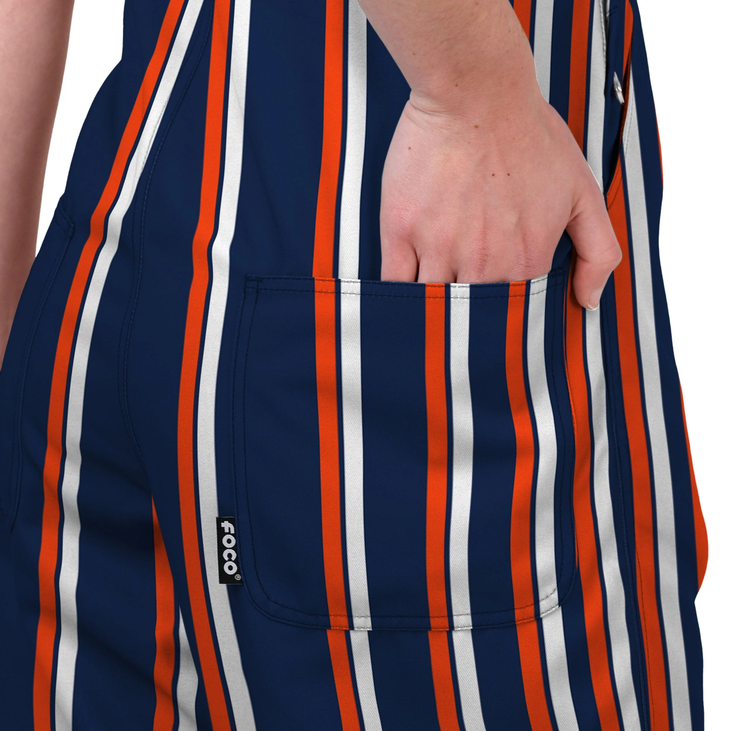 Virginia Cavaliers NCAA Womens Sideline Spirit Bib Overalls - Image 6