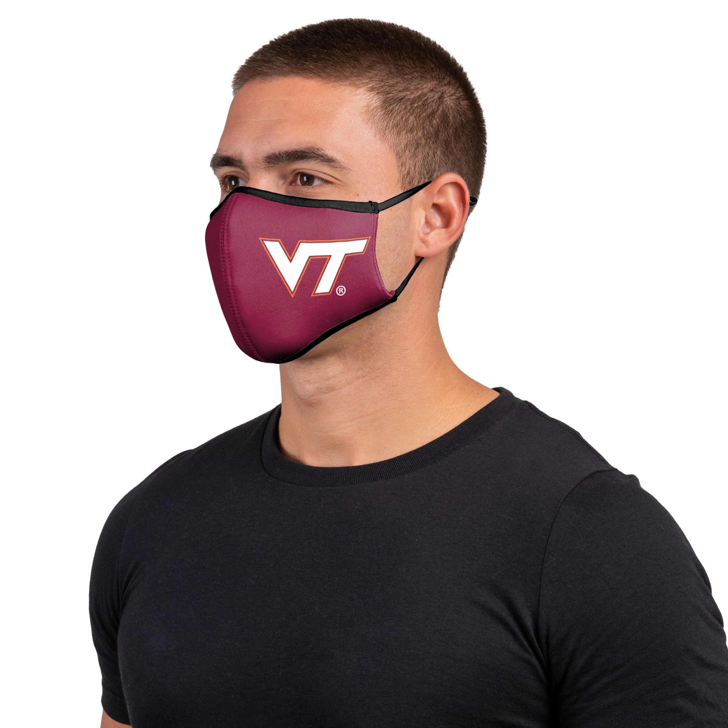 Virginia Tech Hokies NCAA Sport 3 Pack Face Cover - Image 2