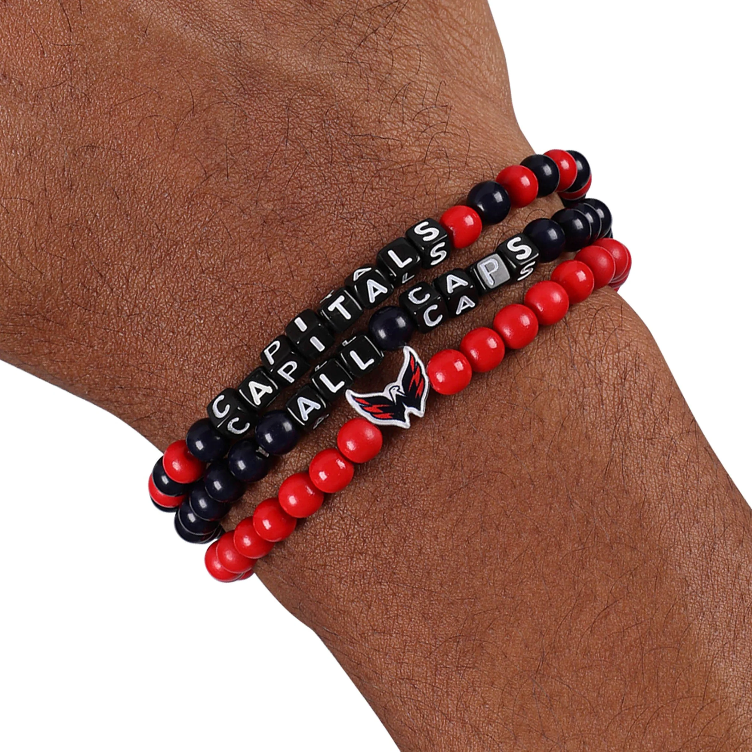 Washington Capitals NHL 3 Pack Beaded Friendship Bracelet - Image 4