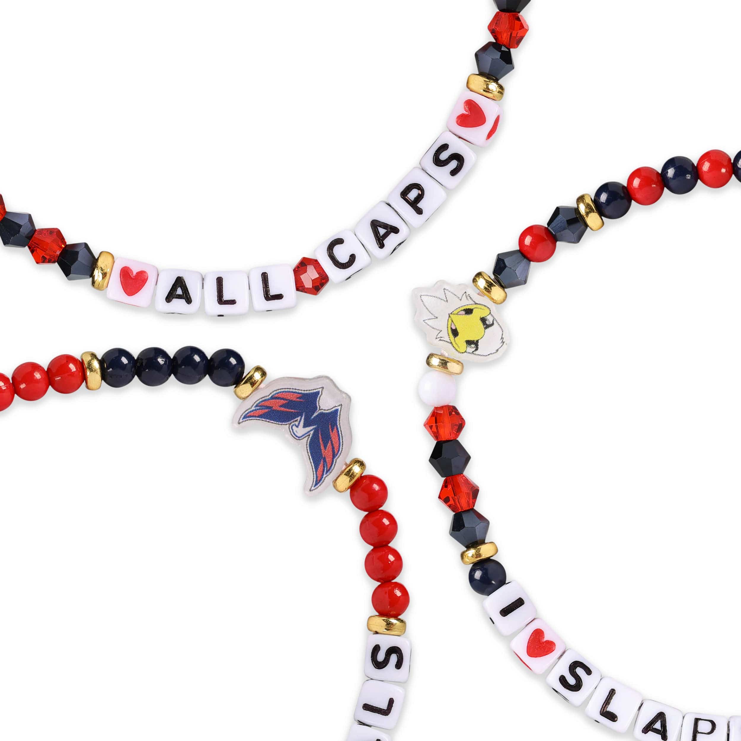 Washington Capitals NHL 3 Pack Friendship Bracelet - Image 2
