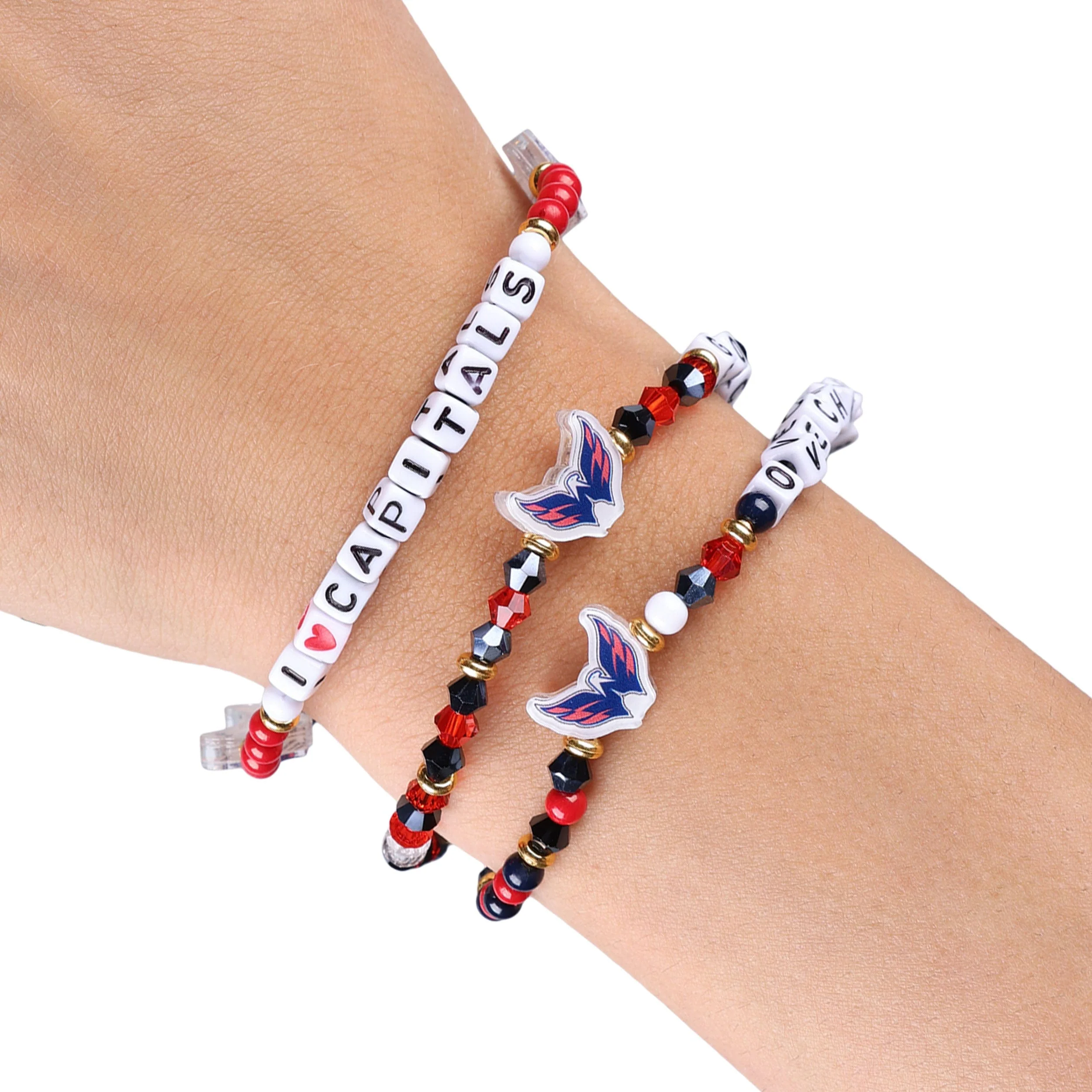 Washington Capitals NHL Alex Ovechkin 3 Pack Player Friendship Bracelet - Image 4