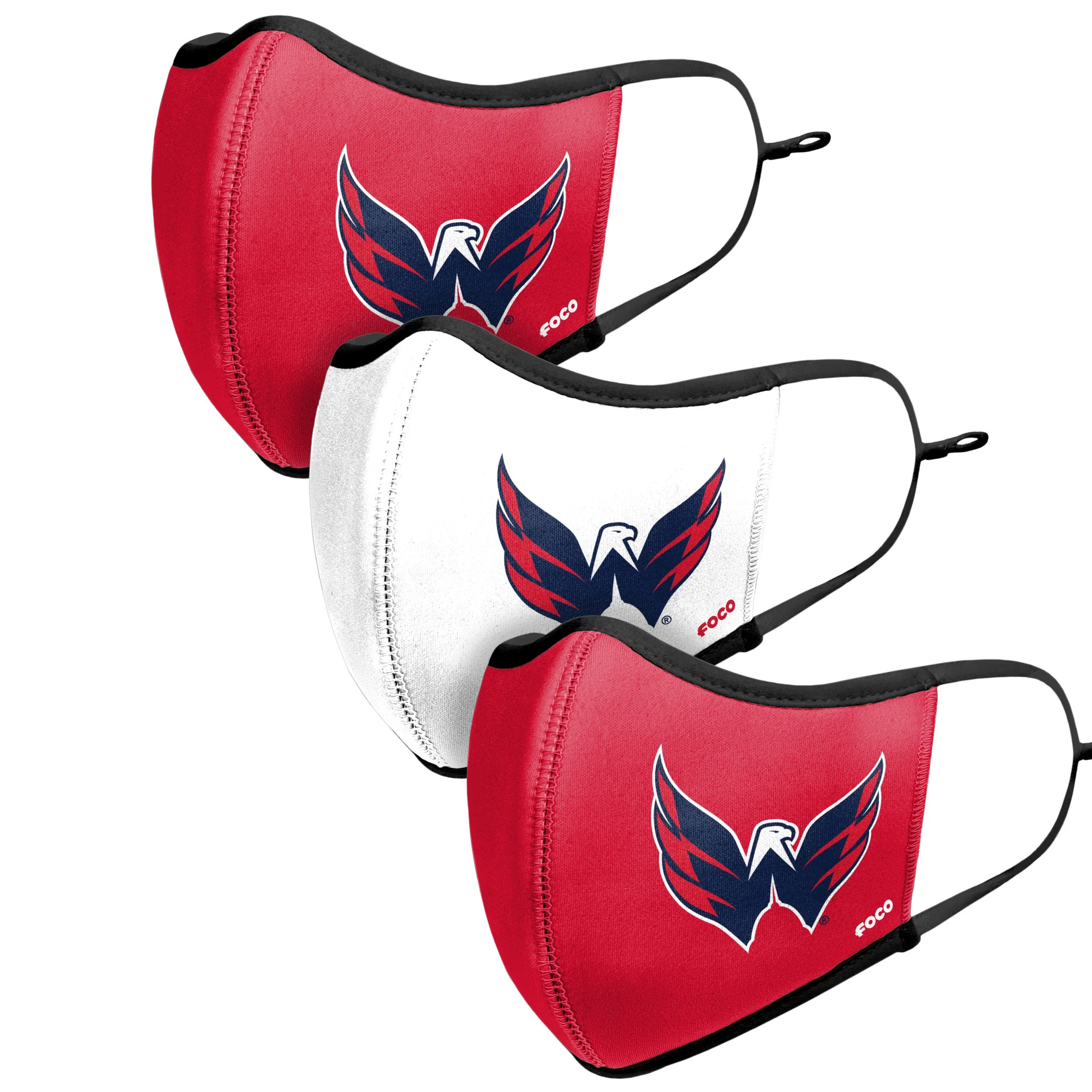 Washington Capitals NHL Sport 3 Pack Face Cover - Image 4