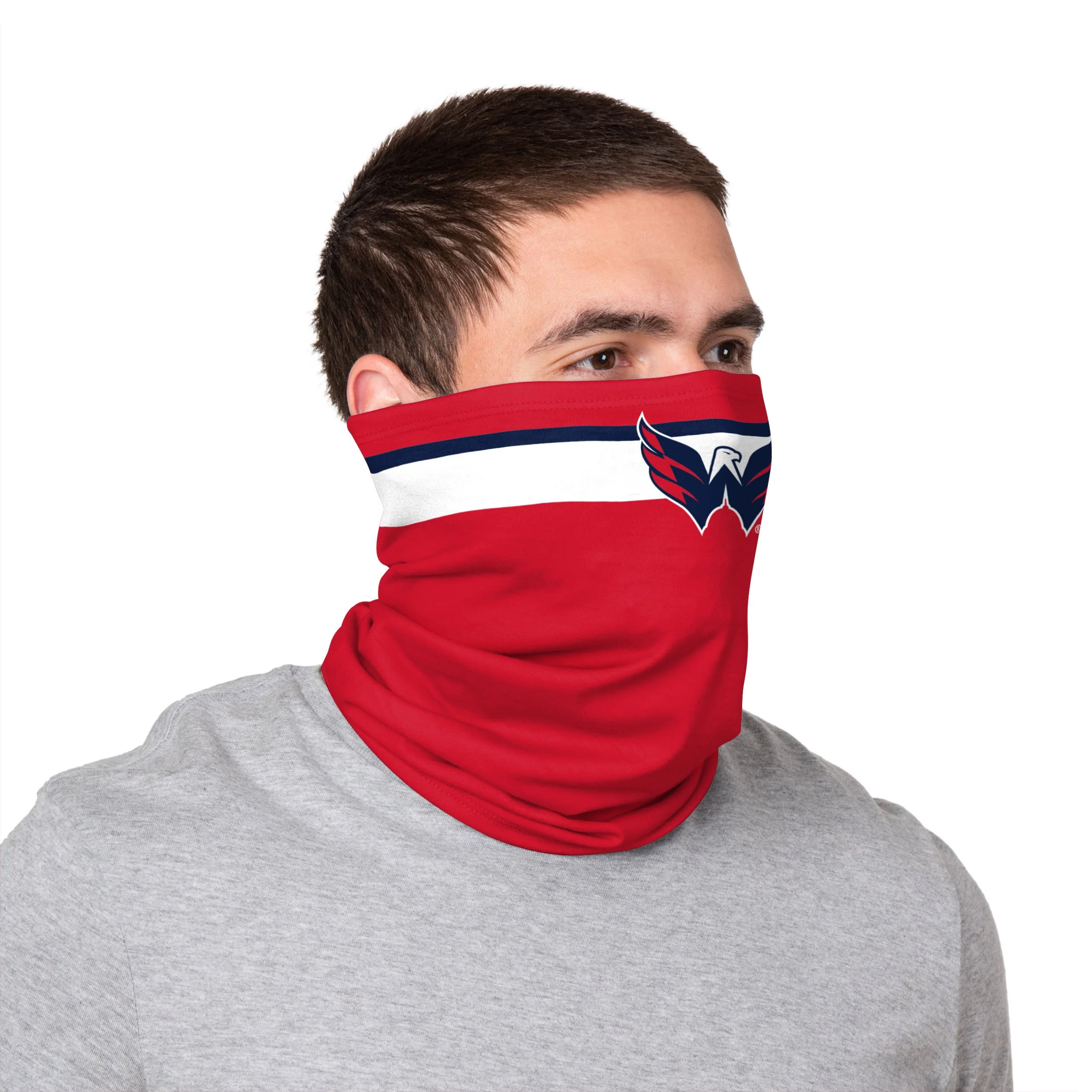 Washington Capitals NHL Stitched 2 Pack Gaiter Scarf - Image 3