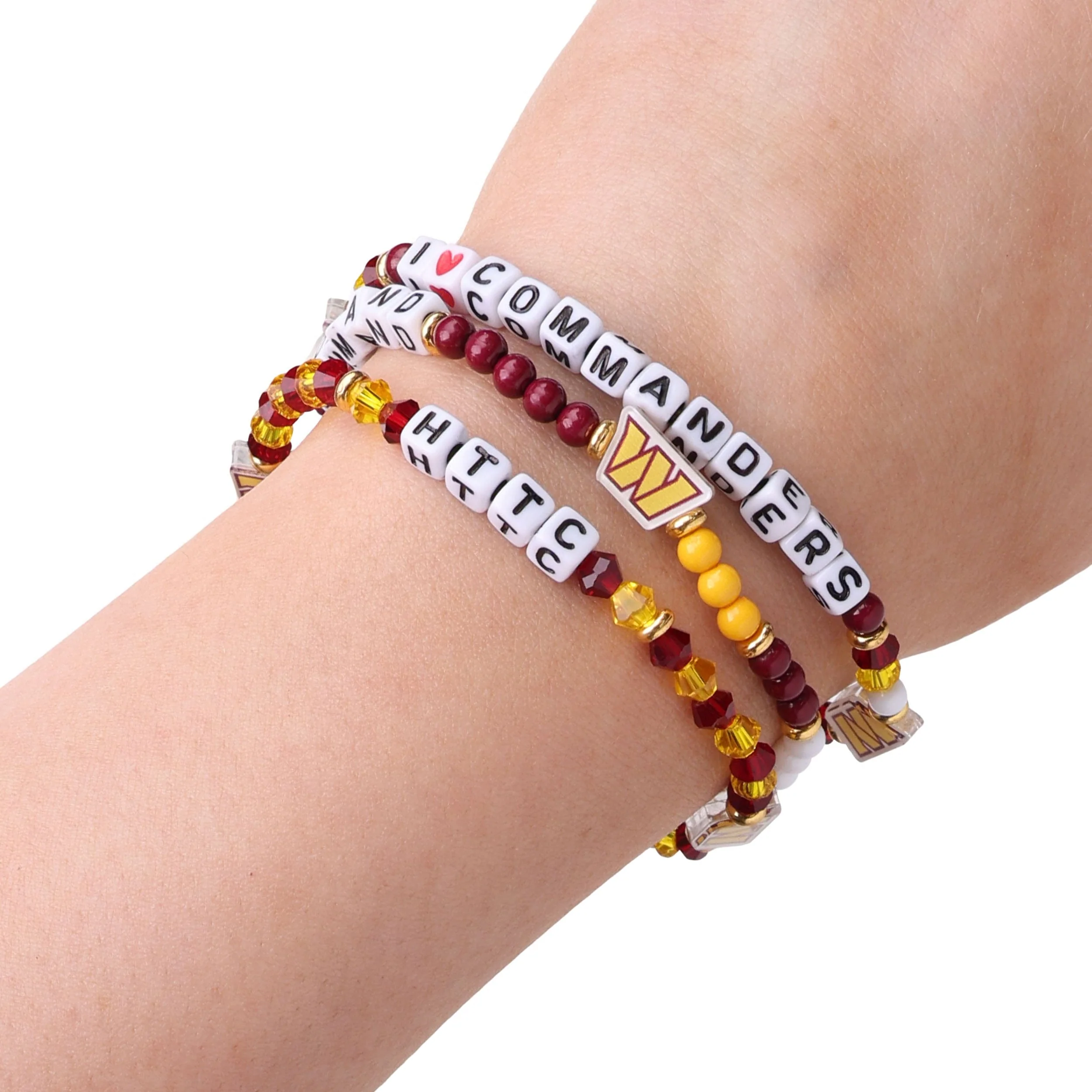 Washington Commanders NFL 3 Pack Friendship Bracelet - Image 4