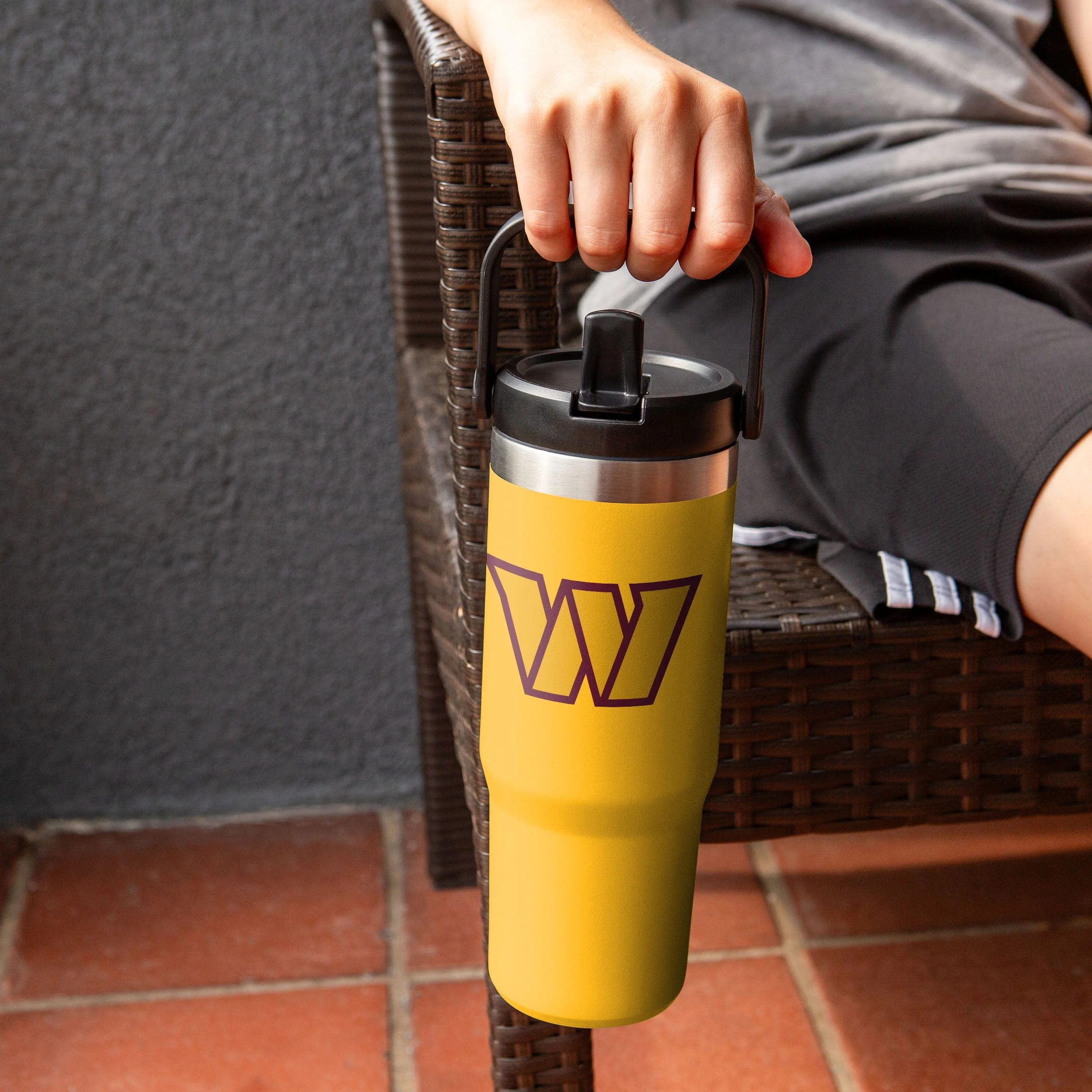 Washington Commanders NFL 30 oz Straw Tumbler - Image 4