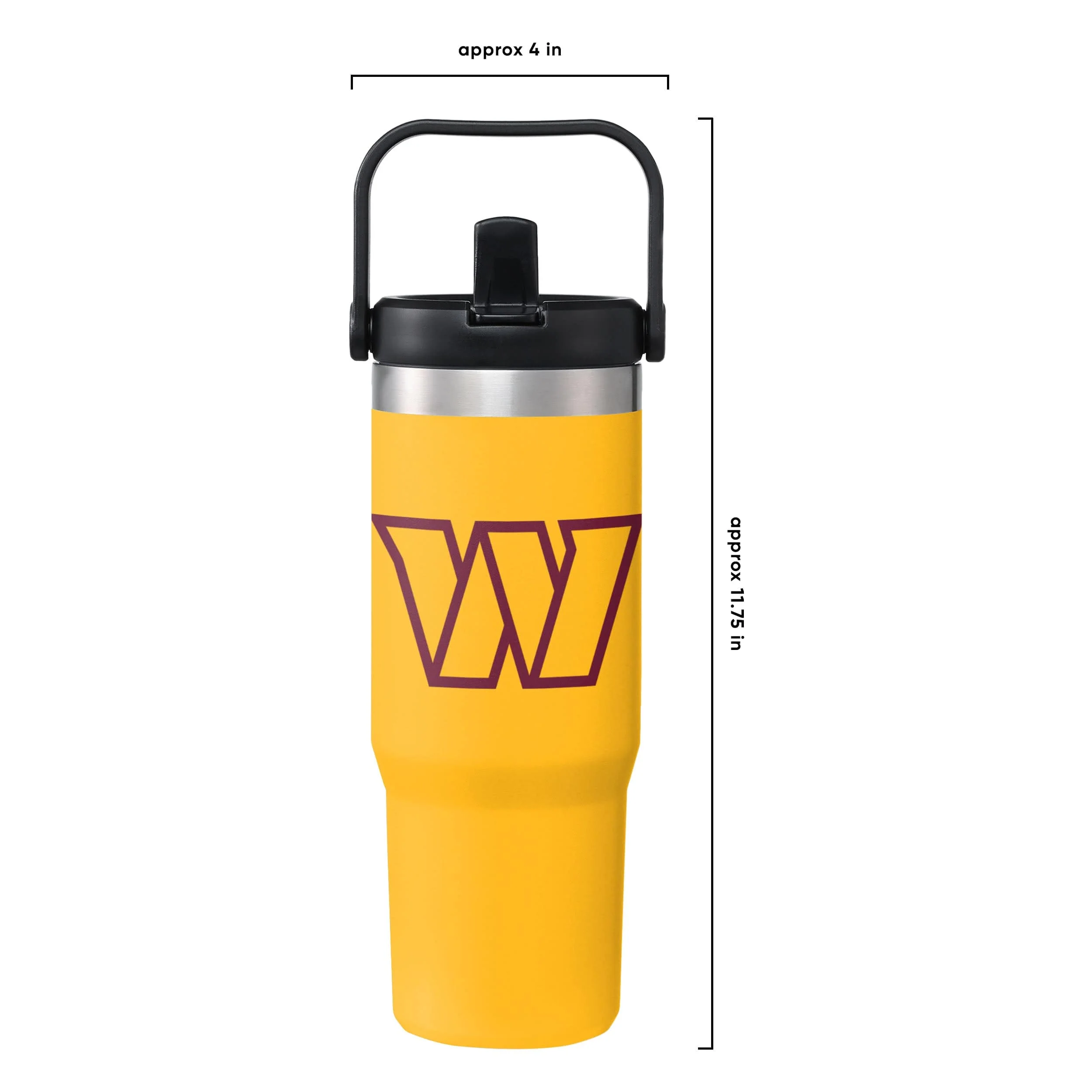 Washington Commanders NFL 30 oz Straw Tumbler - Image 5