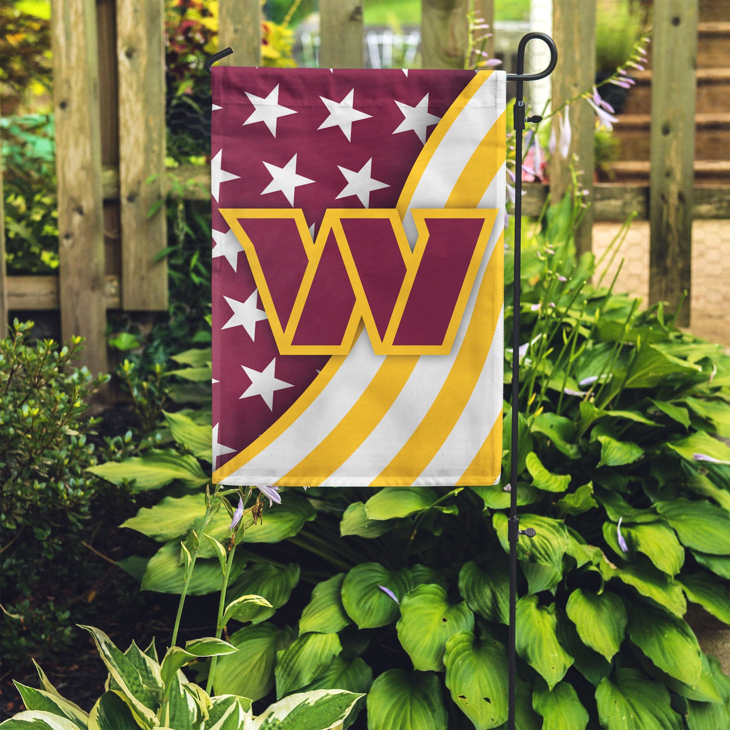 Washington Commanders NFL Americana Garden Flag - Image 4