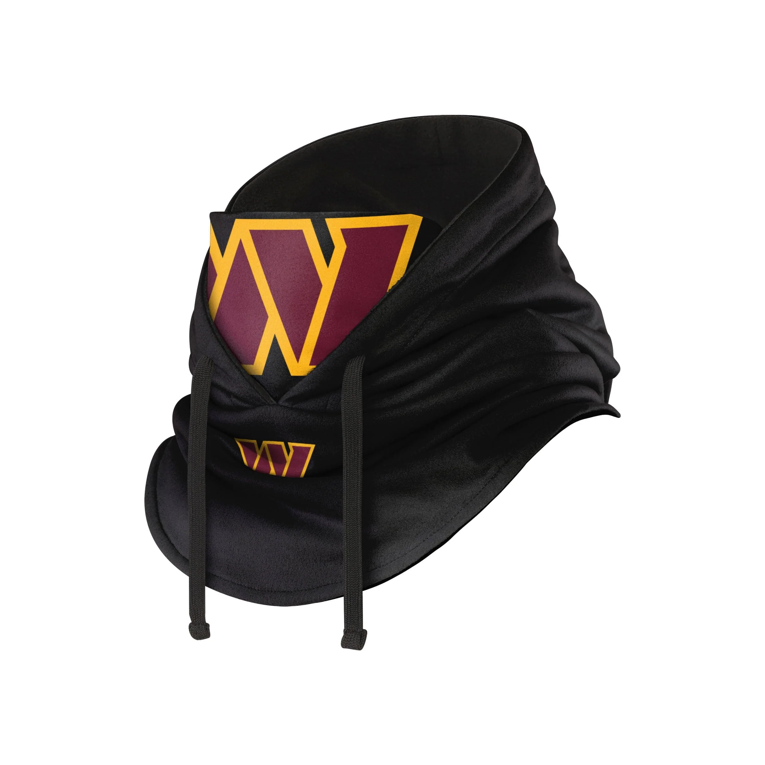 Washington Commanders NFL Black Drawstring Hooded Gaiter - Image 2